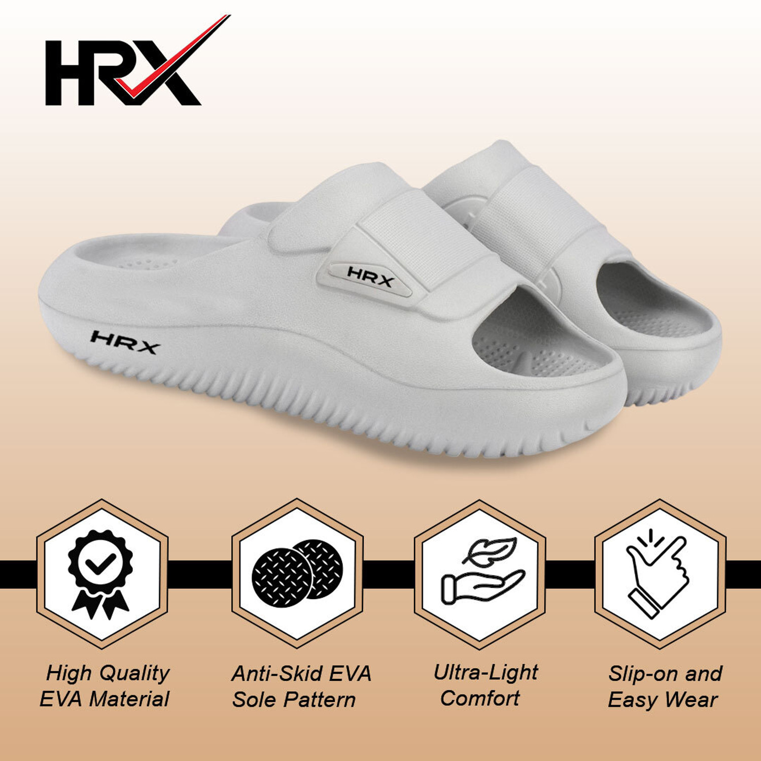 Image of HRX by Hrithik Roshan Men Flats
