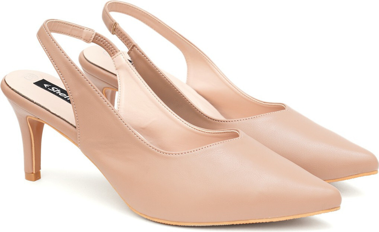 Image of SHERRIF Beige Stiletto Women Heels