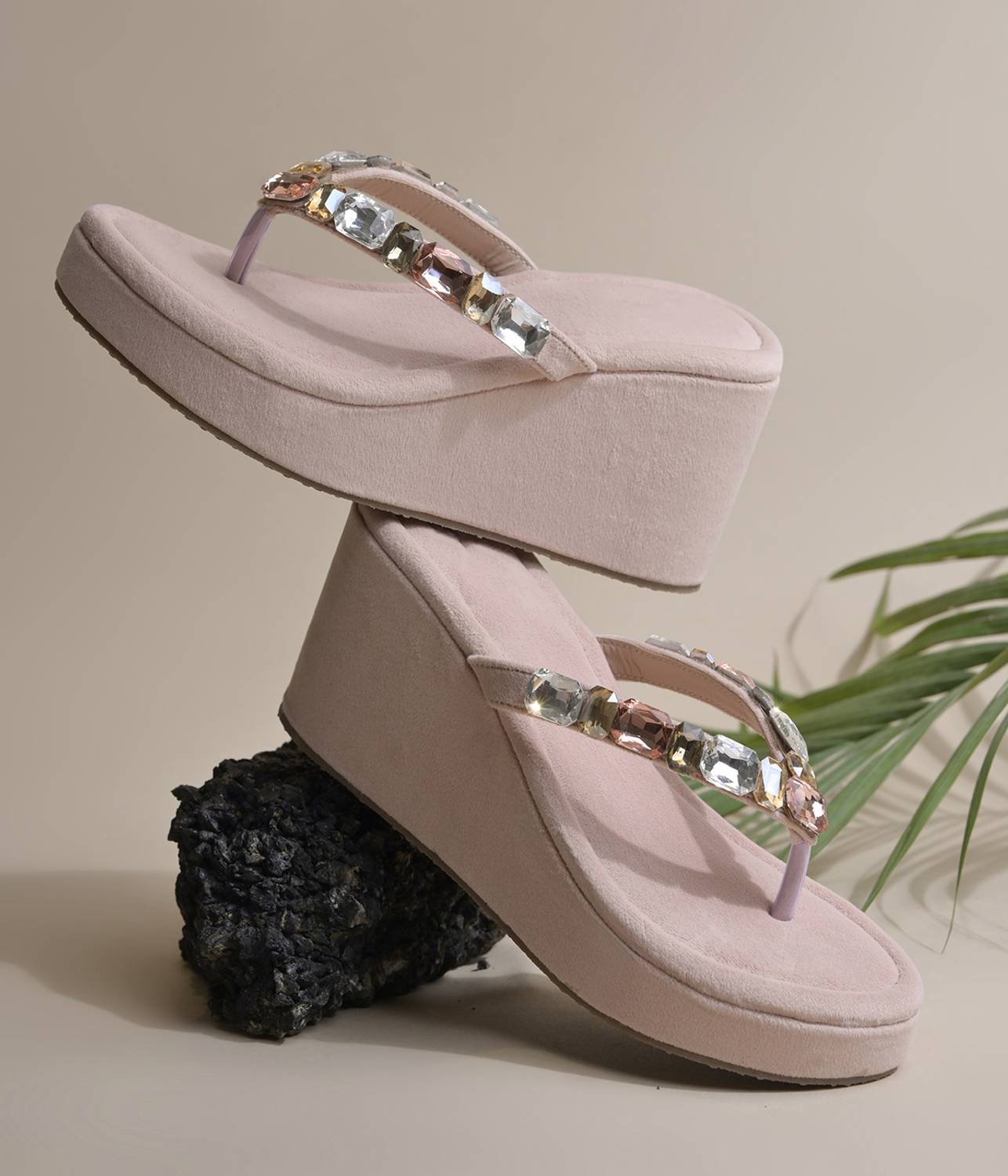 Froh Feet Women Pink Wedges - Image 4