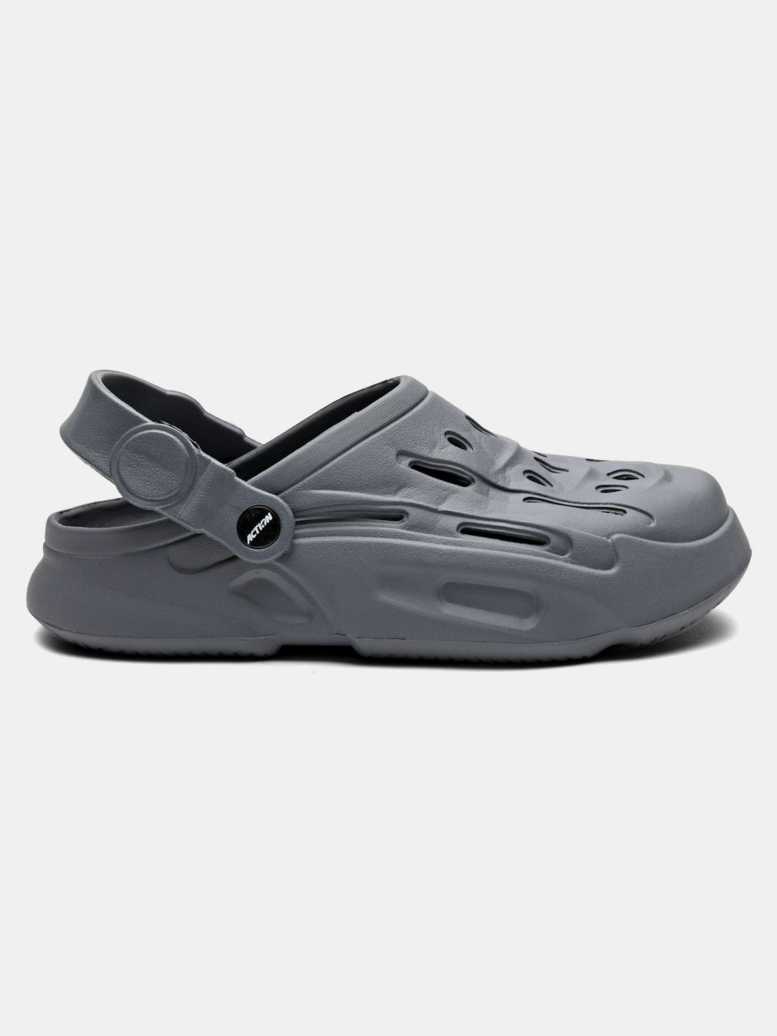 Image of action Men COOL-1001 Trendy Comfortable Lightweight Breathable Casual Slip-On Sandal (Grey, 6)