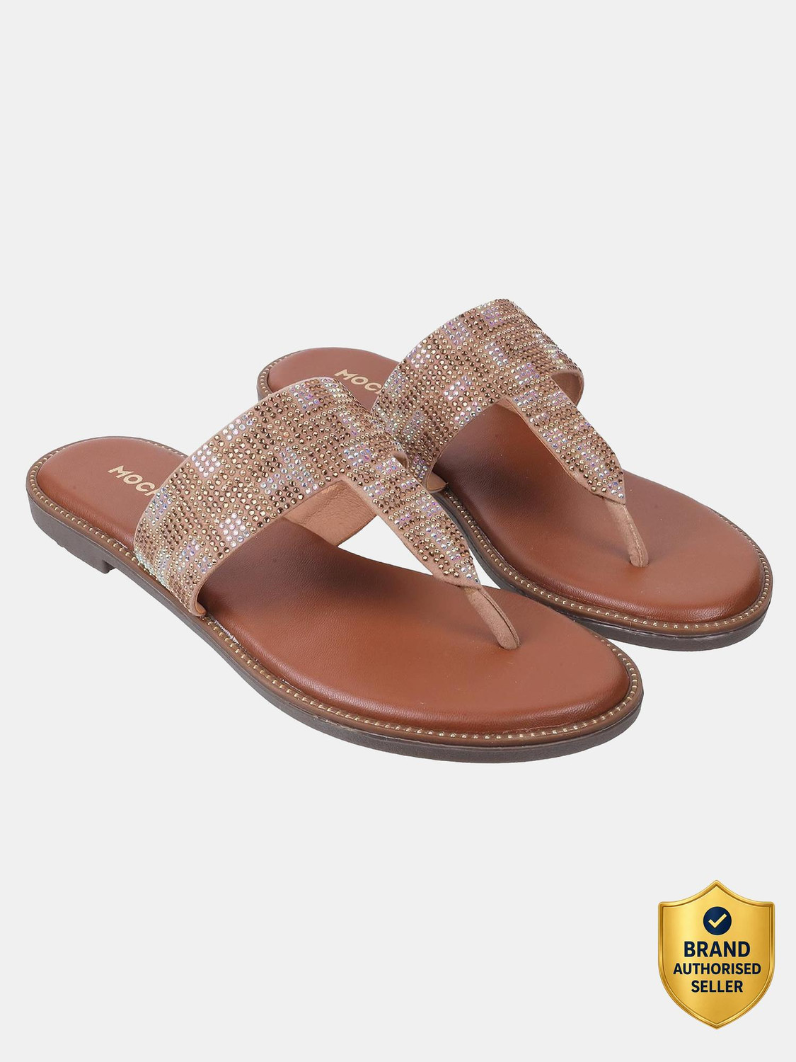 Image of MOCHI EmbellishedT-Strap Women Flats