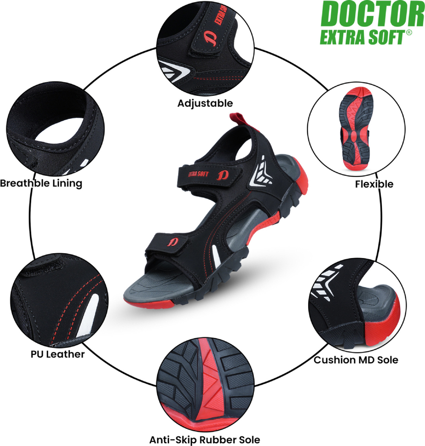 Image of DOCTOR EXTRA SOFT Men Sandals