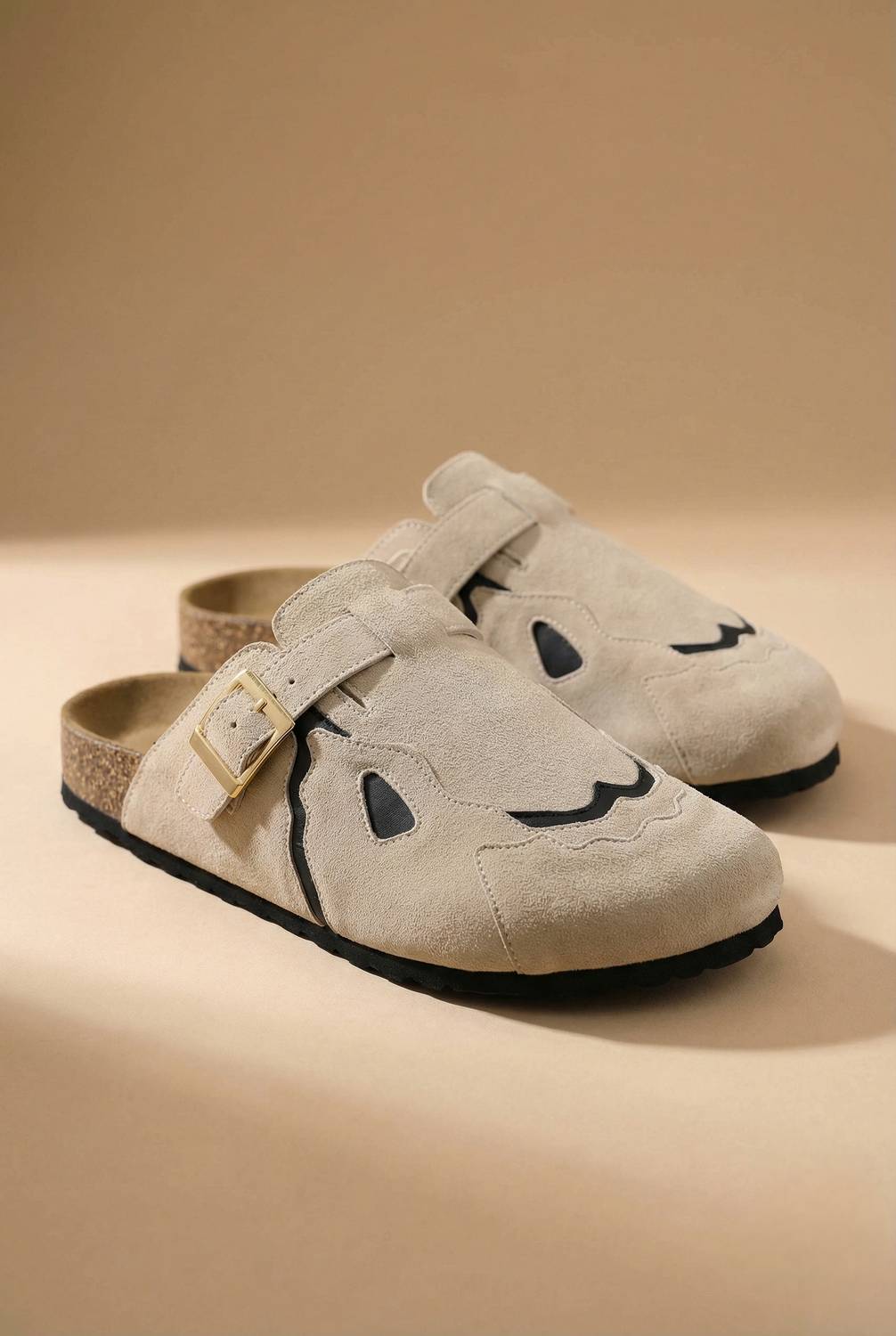 BIG FOX Men Beige Sandals - Image 2
