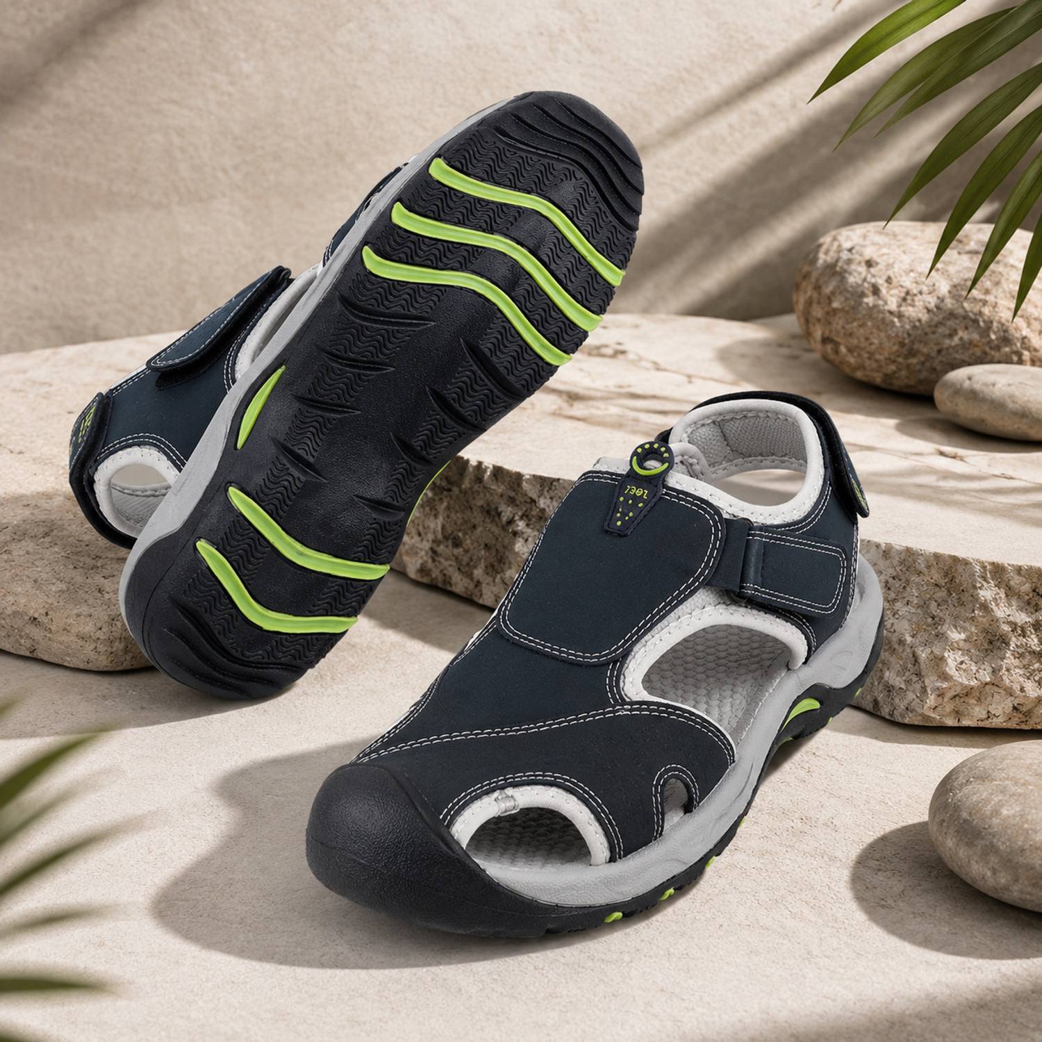 Fuel Men Blue Sandals - Image 4