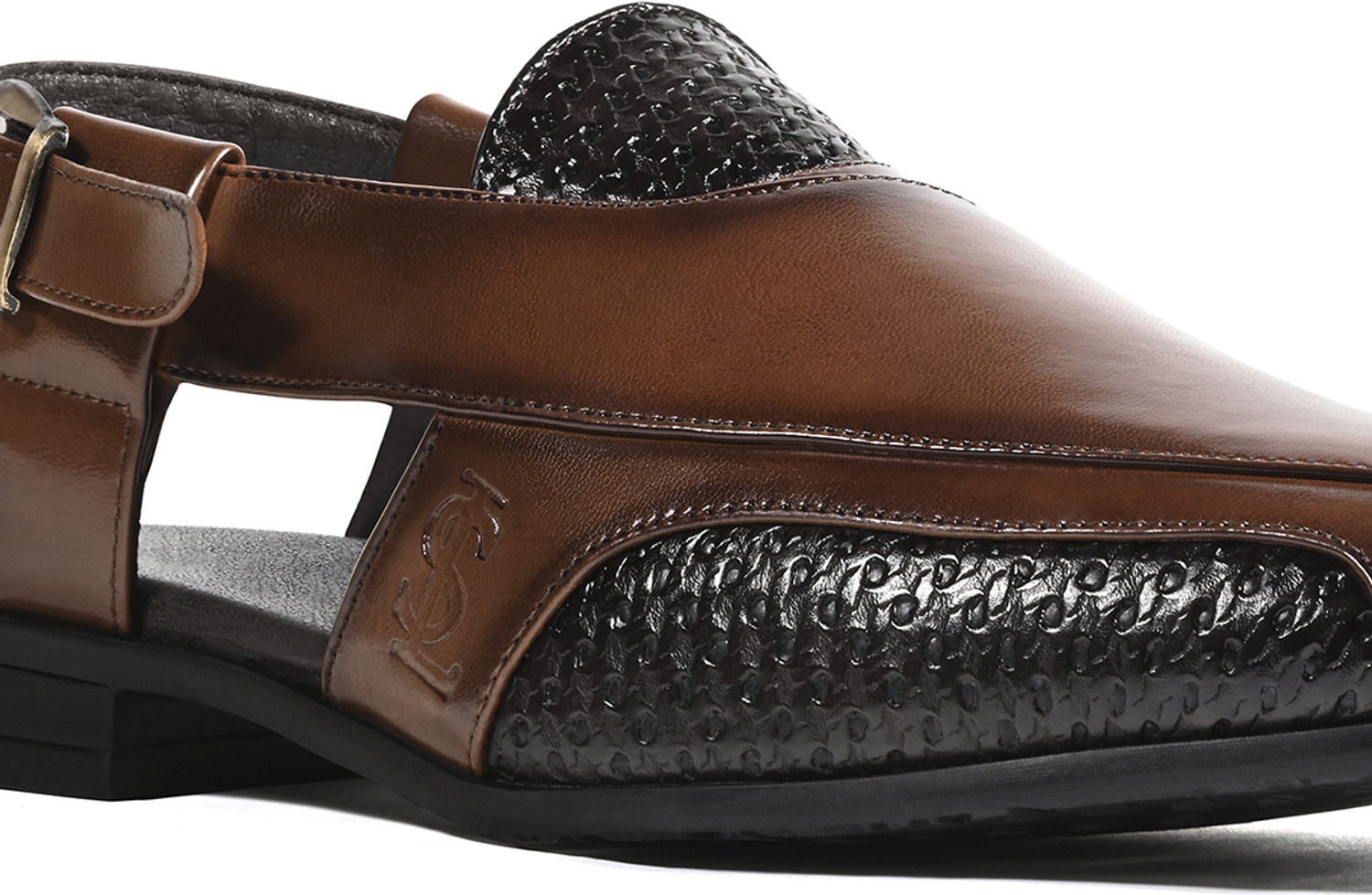 Image of LOUIS STITCH Russet Tan Comfortable, Durable and Stylish Ethnic Roman Sandals Men Sandals
