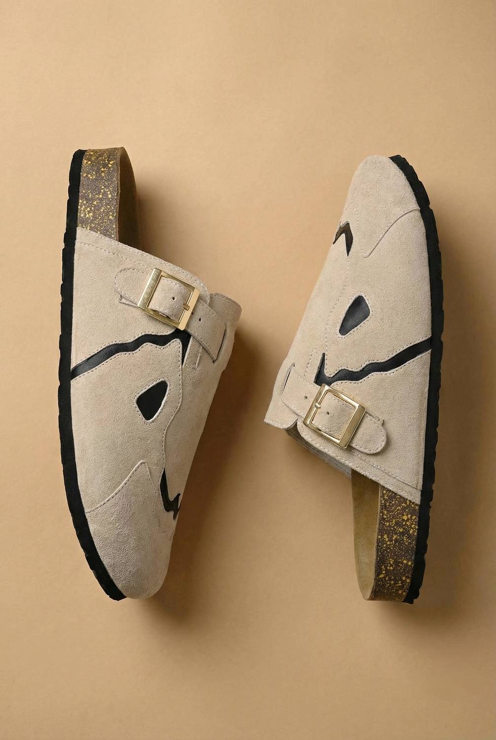 BIG FOX Men Beige Sandals - Image 3