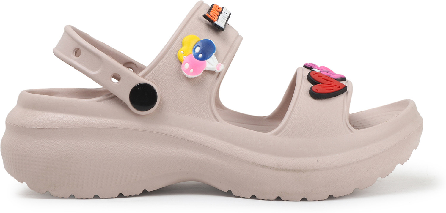 Image of Roadster Women Clogs Sandal (Beige, 6)