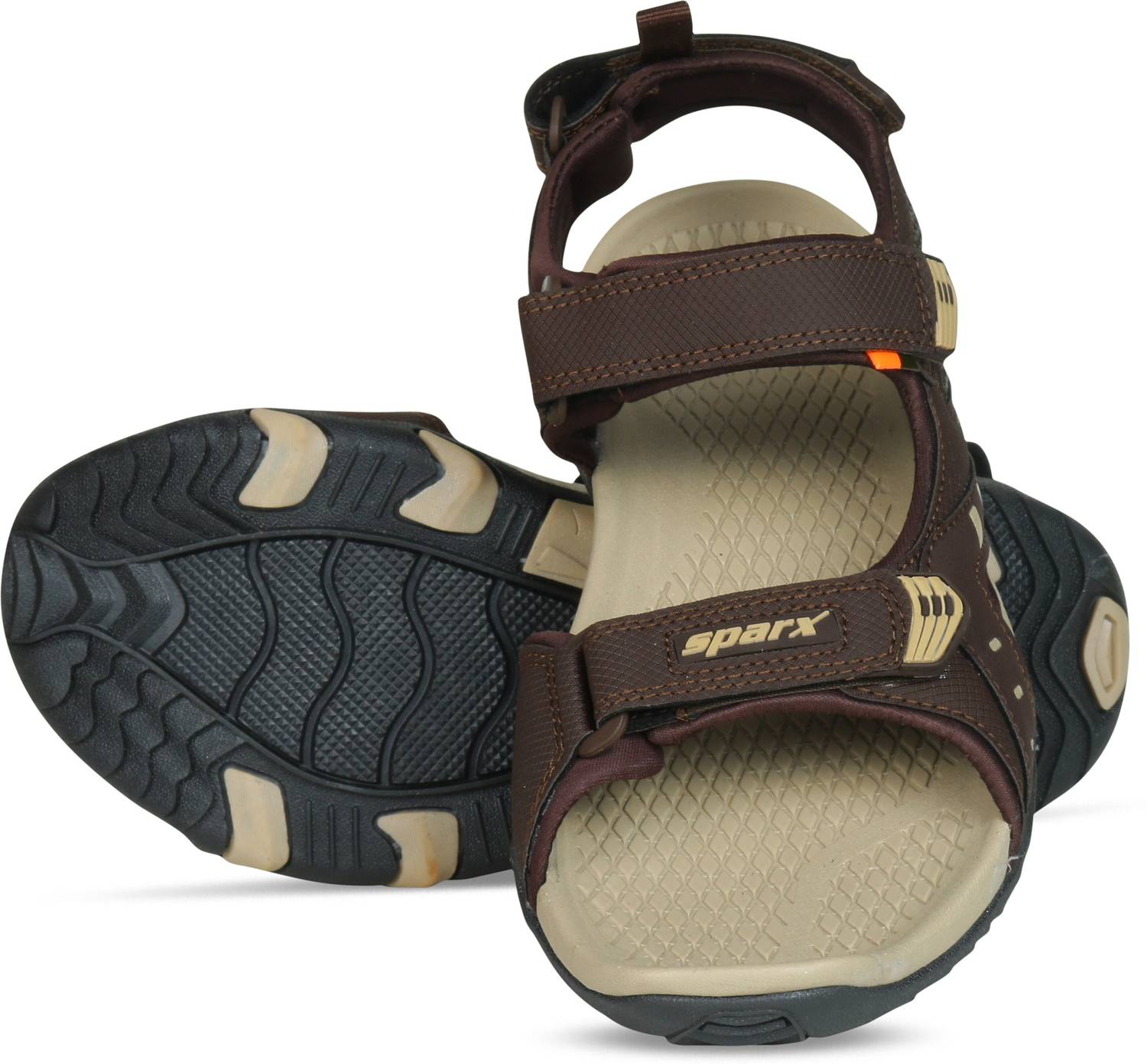 Sparx SS 485 Men Sports Sandals Brown - Image 2