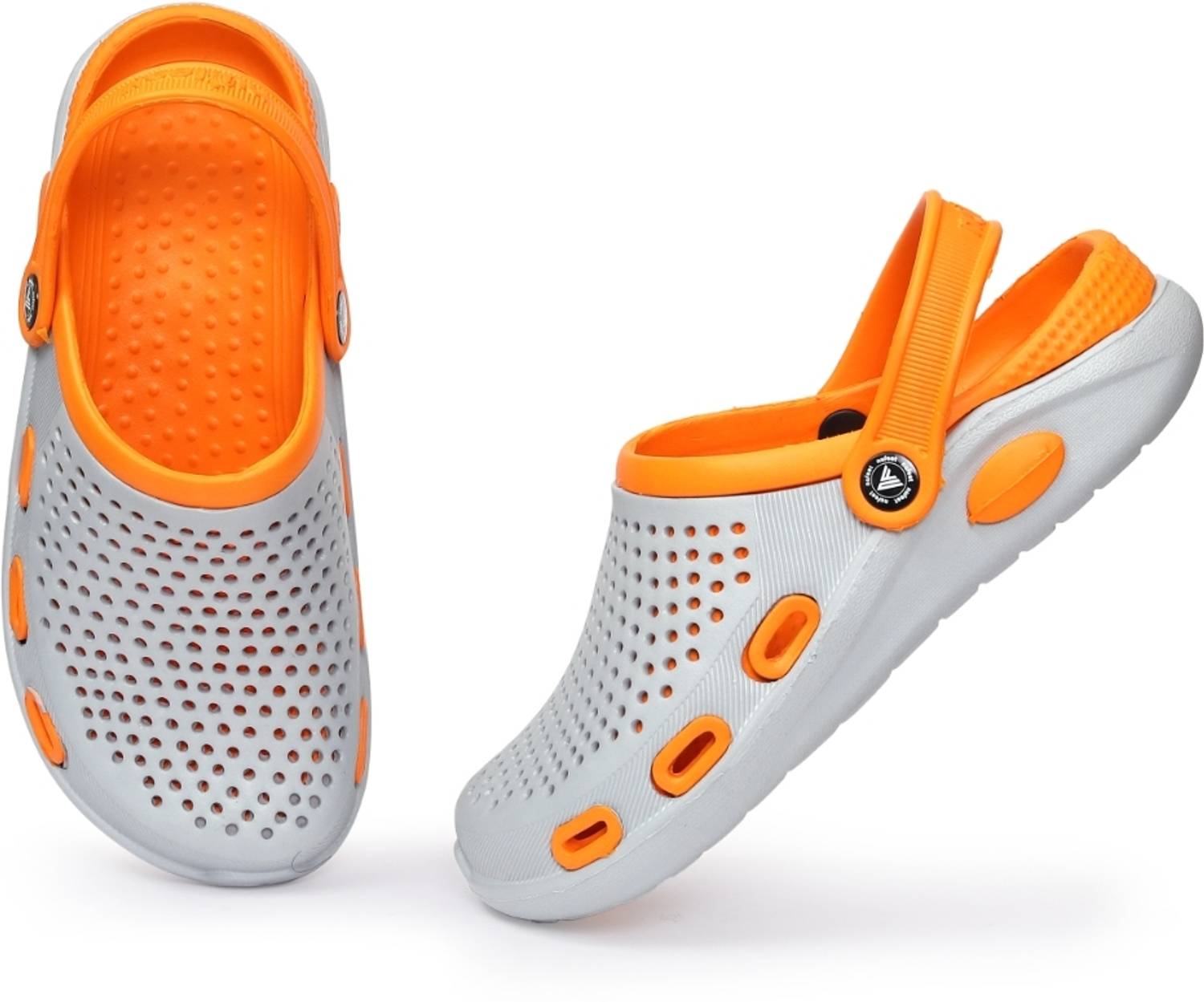 CLYMB Men Clogs Orange - Image 4