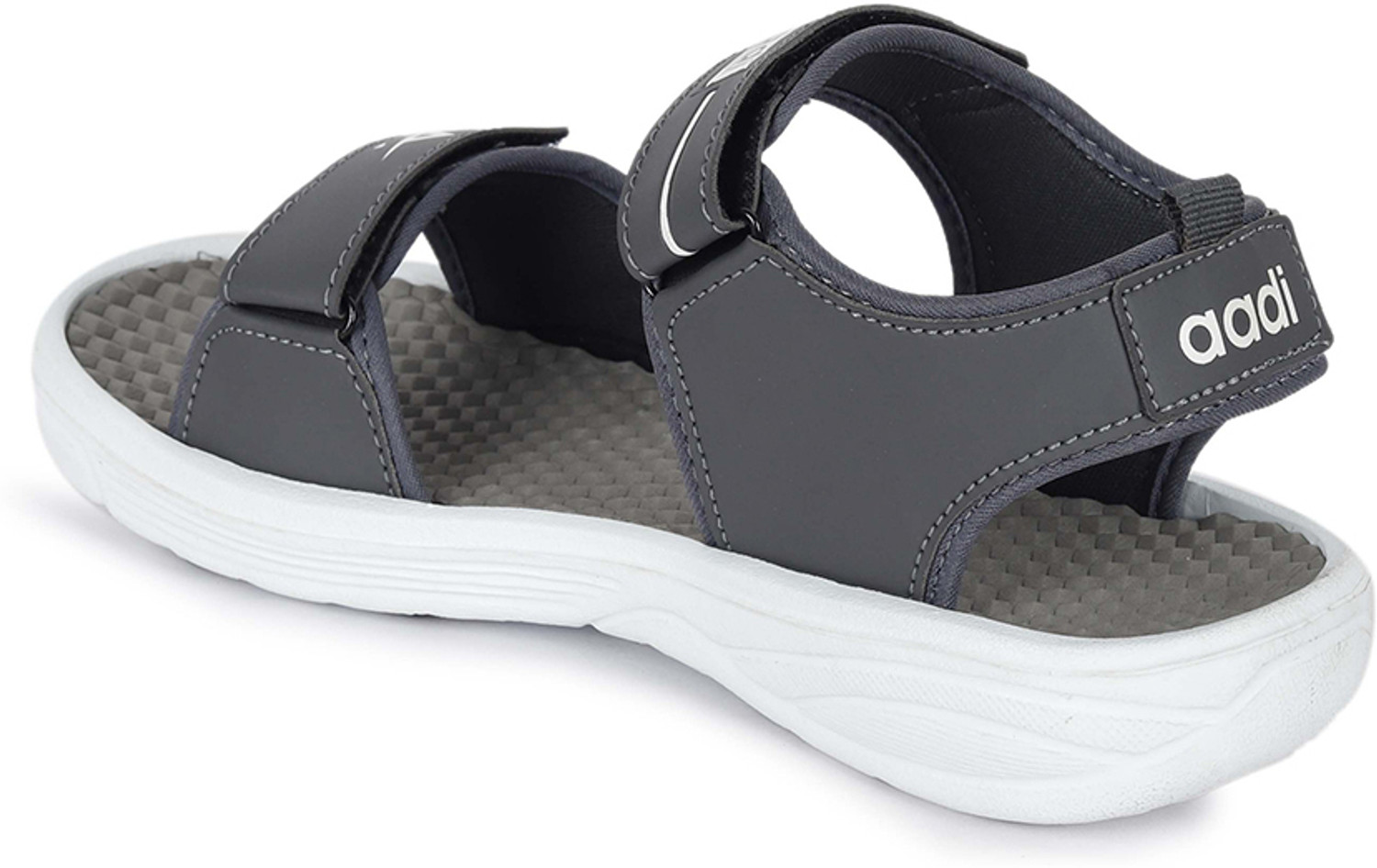 Image of aadi Men Sandal (Grey, 8)