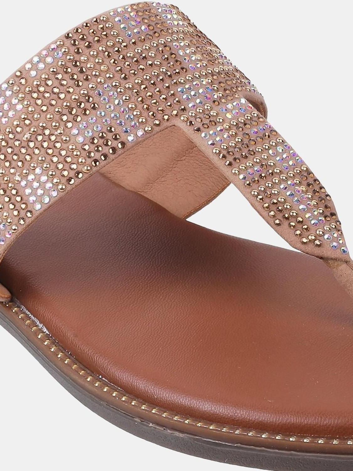Image of MOCHI EmbellishedT-Strap Women Flats