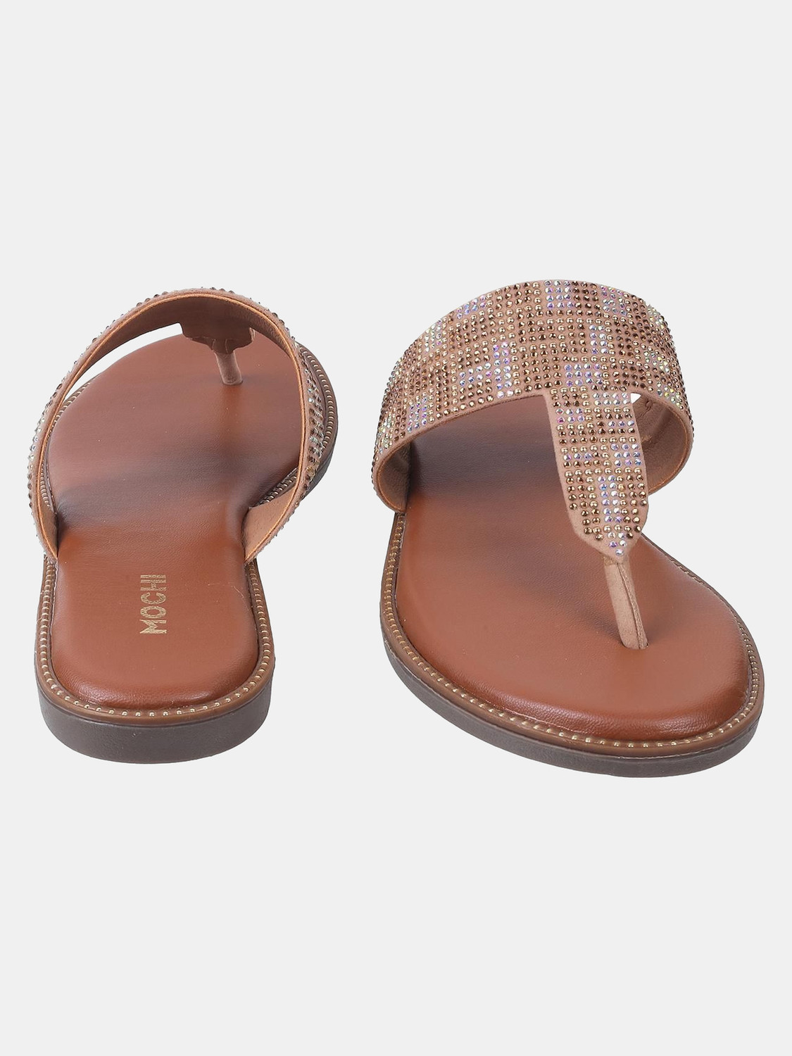 Image of MOCHI EmbellishedT-Strap Women Flats