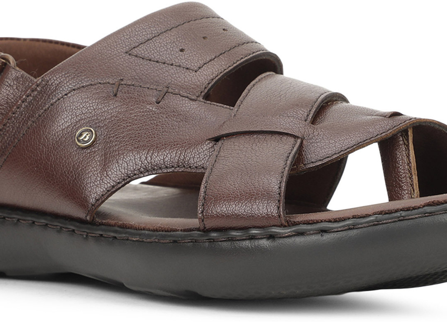 Image of Bata Men Sandal (Brown, 6)