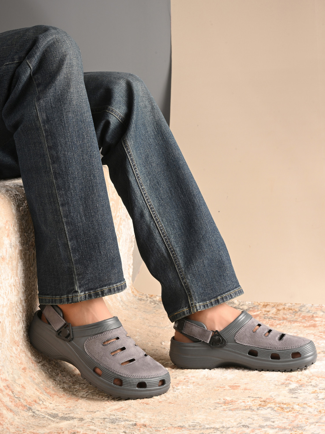 Image of Doctor Health Super Soft Men Clogs Sandal (Grey, 10)