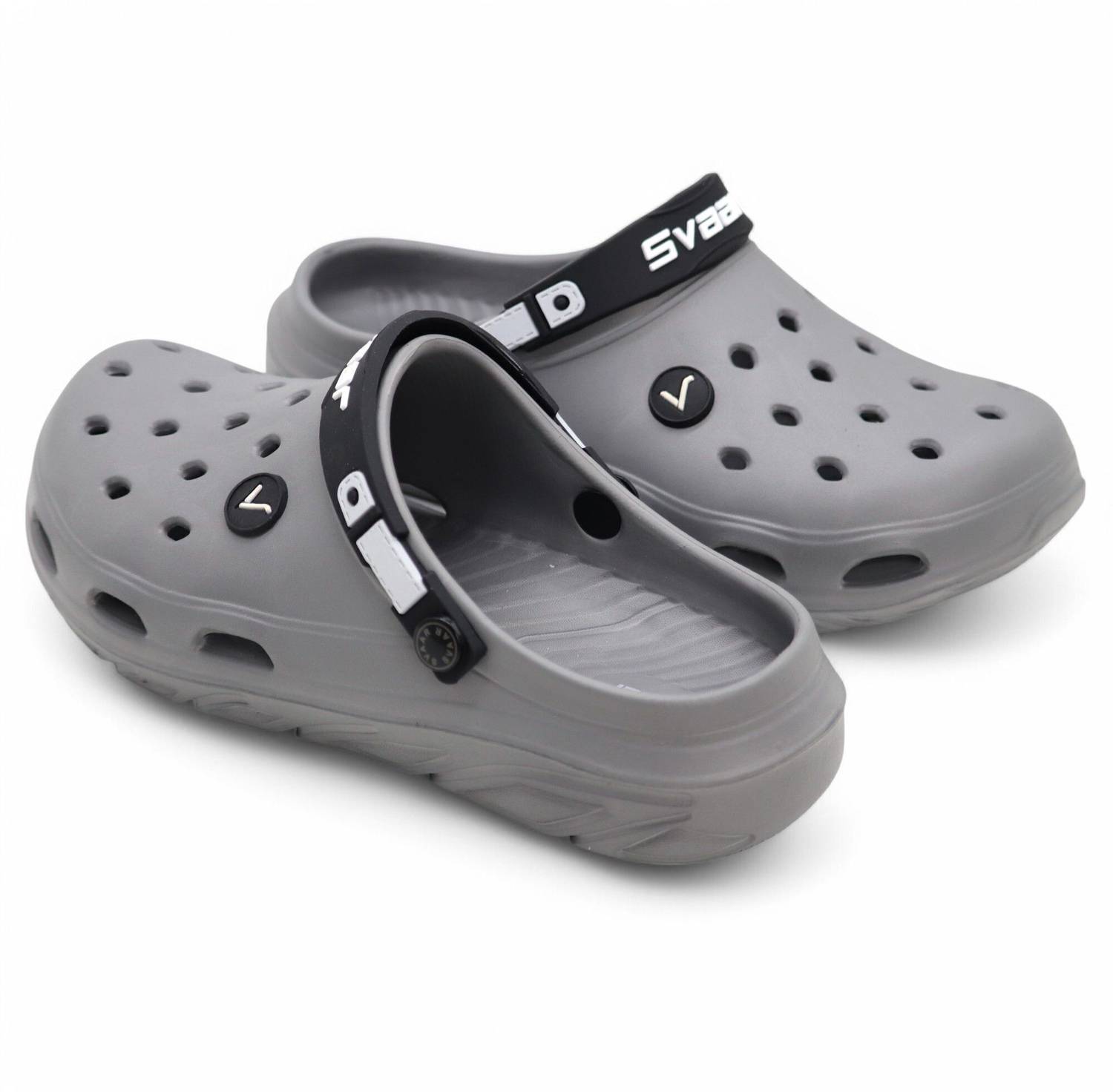 Svaar Men Gray Sandals - Image 4