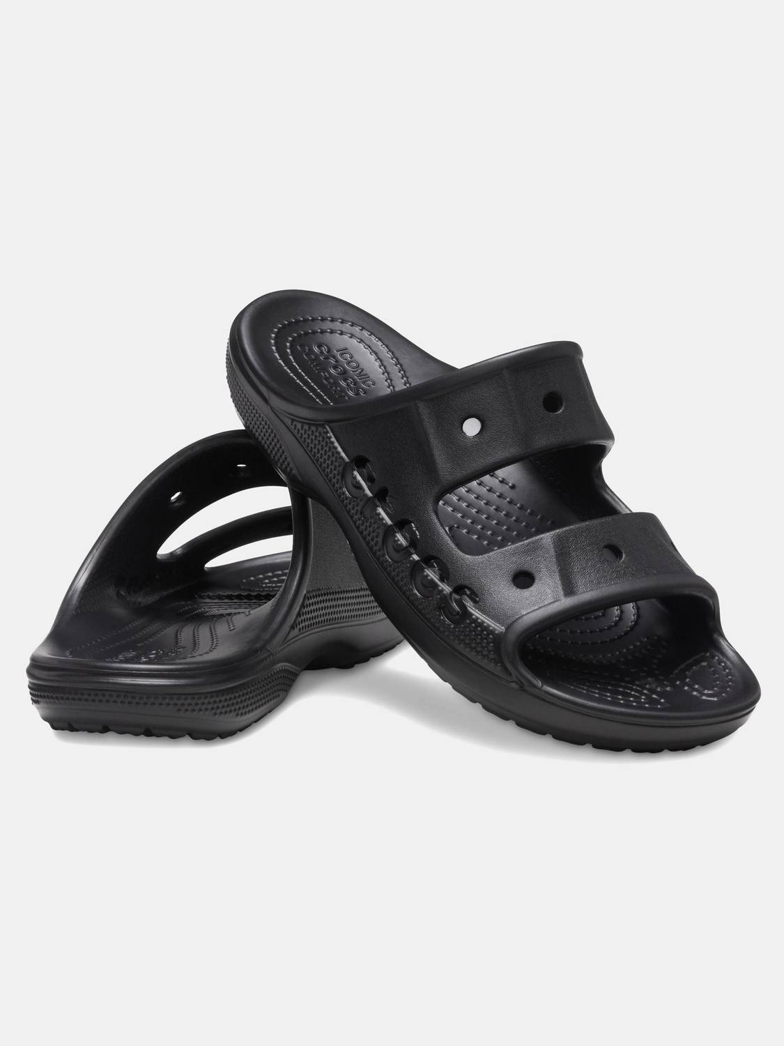 CROCS Unisex Black Clogs - Image 3