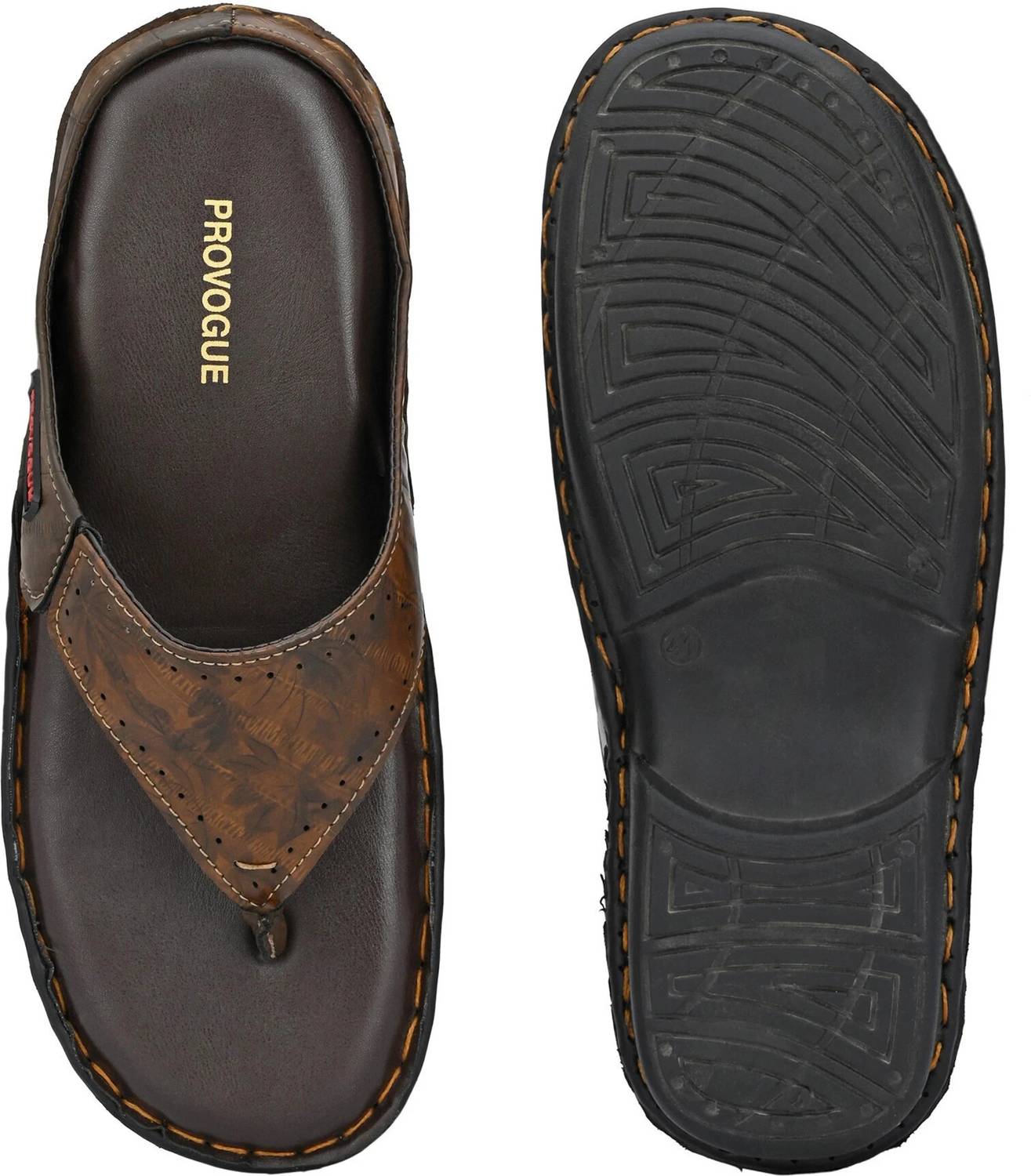 PROVOGUE Men Brown Sandals - Image 4