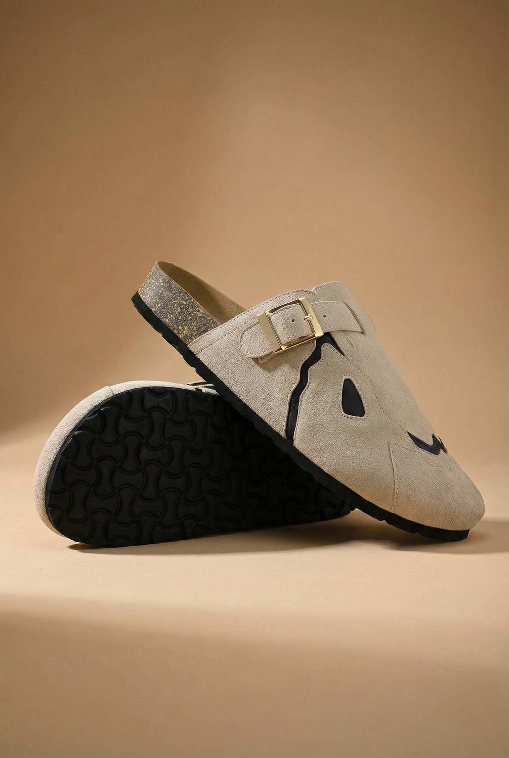 BIG FOX Men Beige Sandals - Image 4