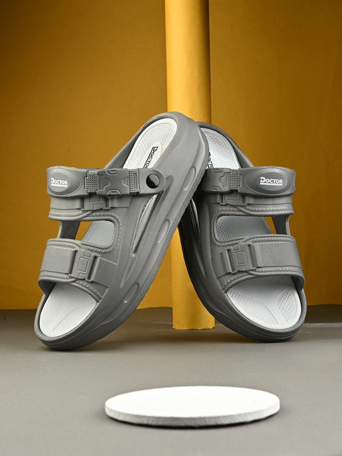 Image of Doctor Health Super Soft Men's Athletic Sports Sandals|Lightweight|Comfortable|Non-Slip Outdoor Footwear Men Sports Sandals