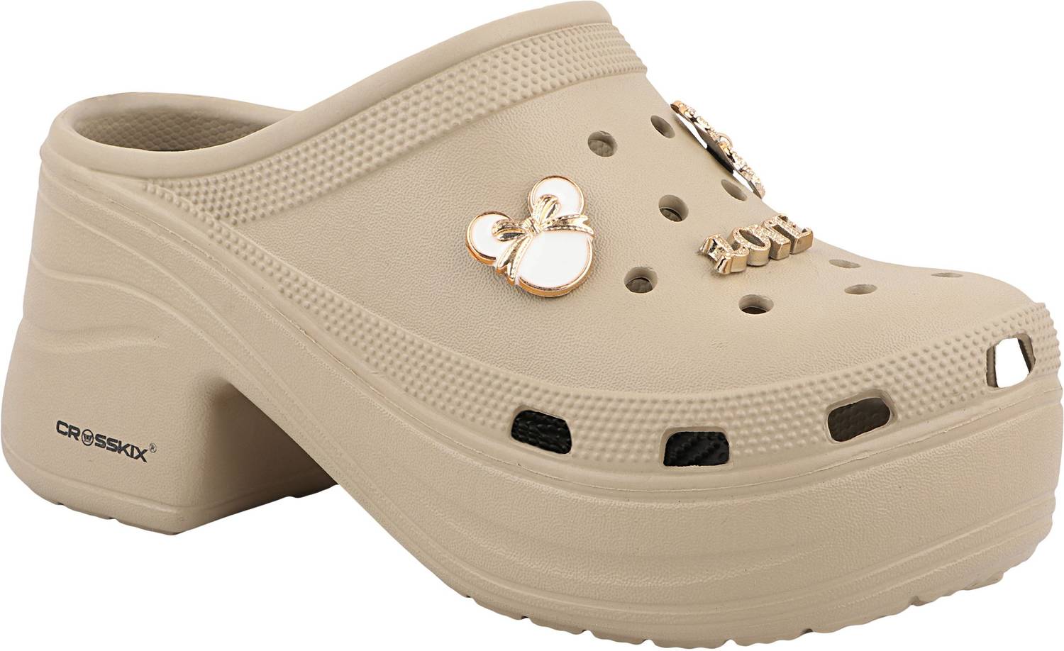 Crosskix Women Beige Wedges - Image 4