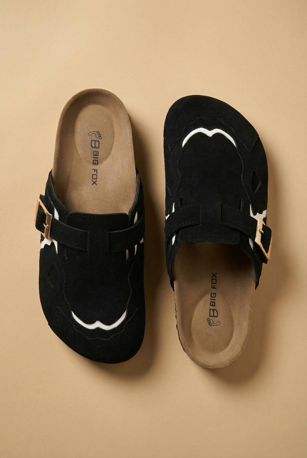BIG FOX Men Sandals Black - Image 2
