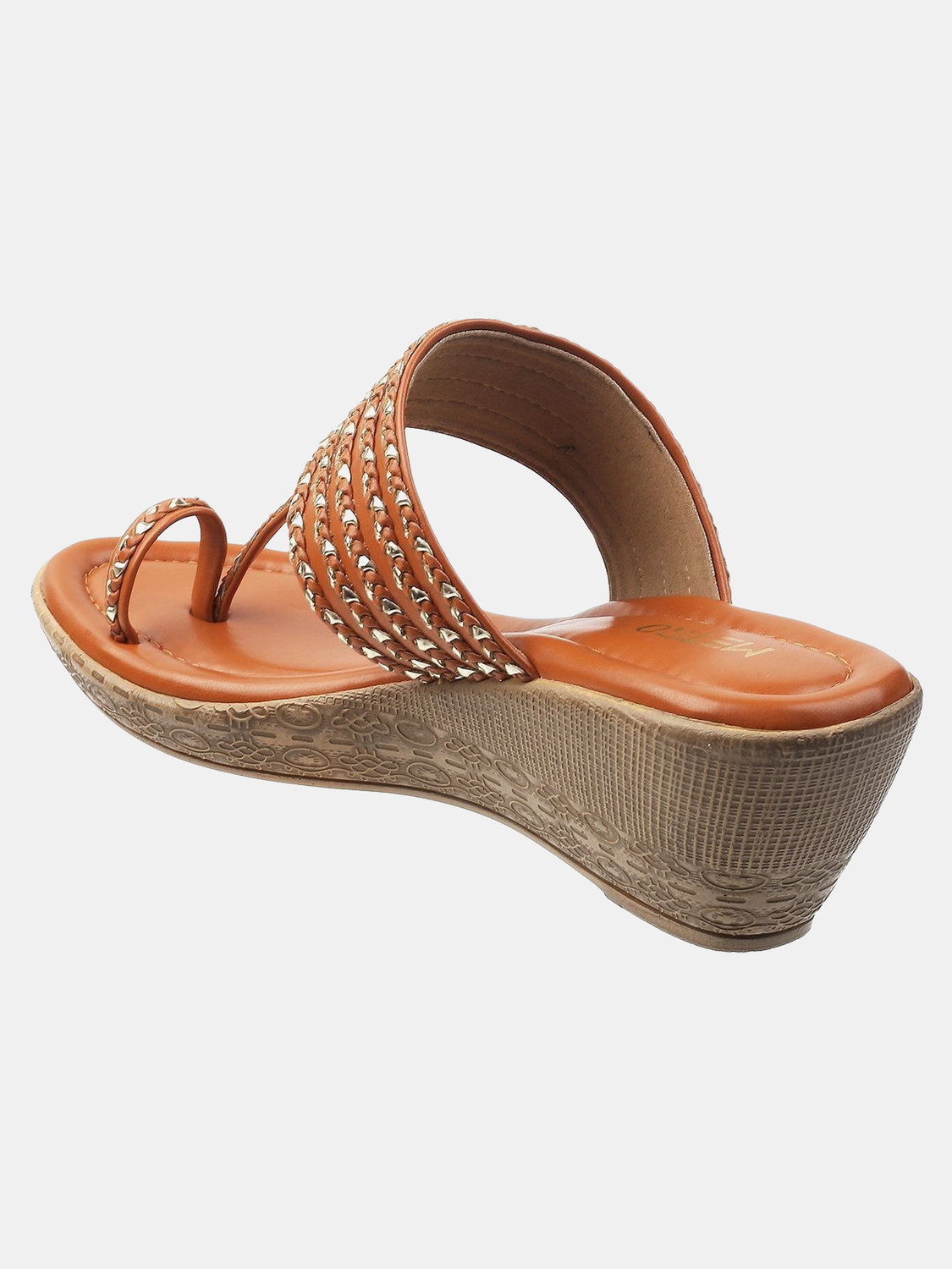 Image of METRO TanEmbellished Women Wedges