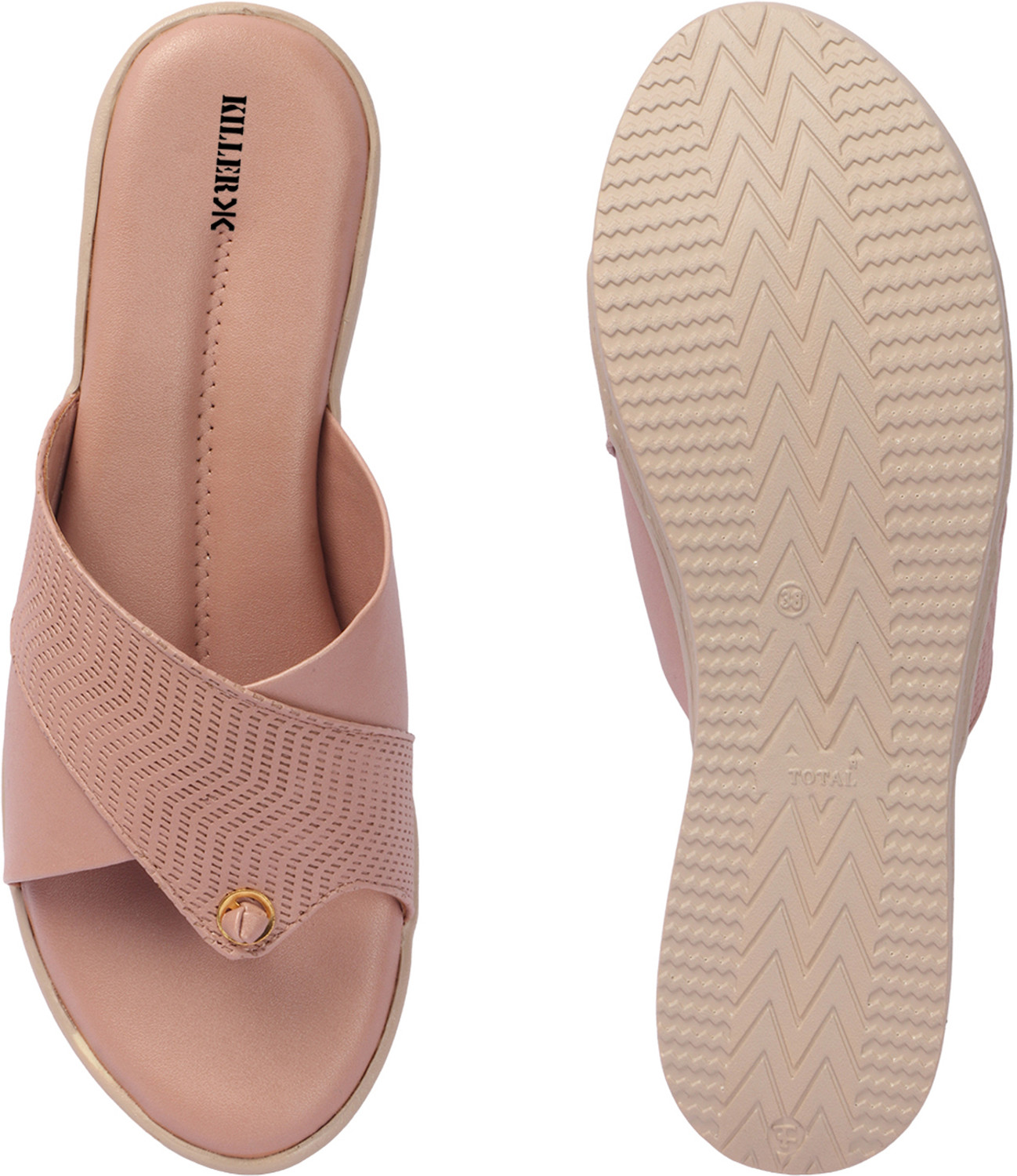 Image of KILLER Women Wedges Sandal (Pink, 9)