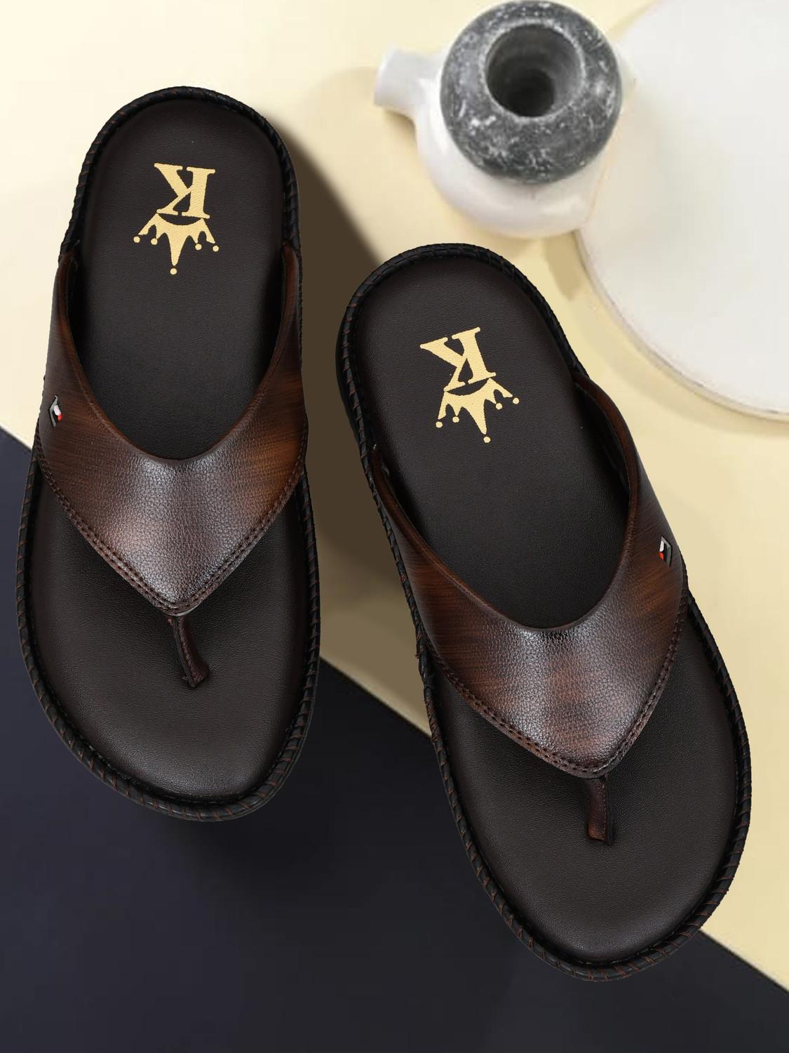 Image of KLASSEN Men Sandal (Brown, 9)