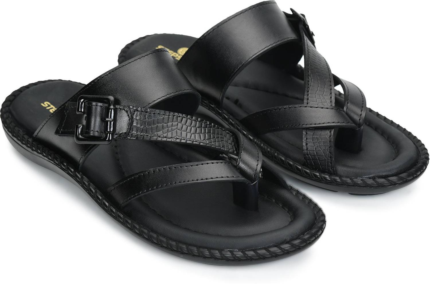 Stepsoft Classic Cushion Slippers, Adjustable Buckle, Non-Skid - Image 3