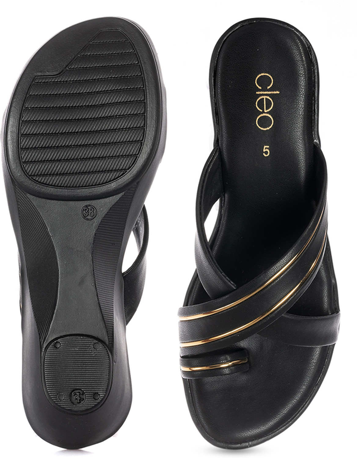 Image of Khadim's Women Heels Sandal (Black, 7)