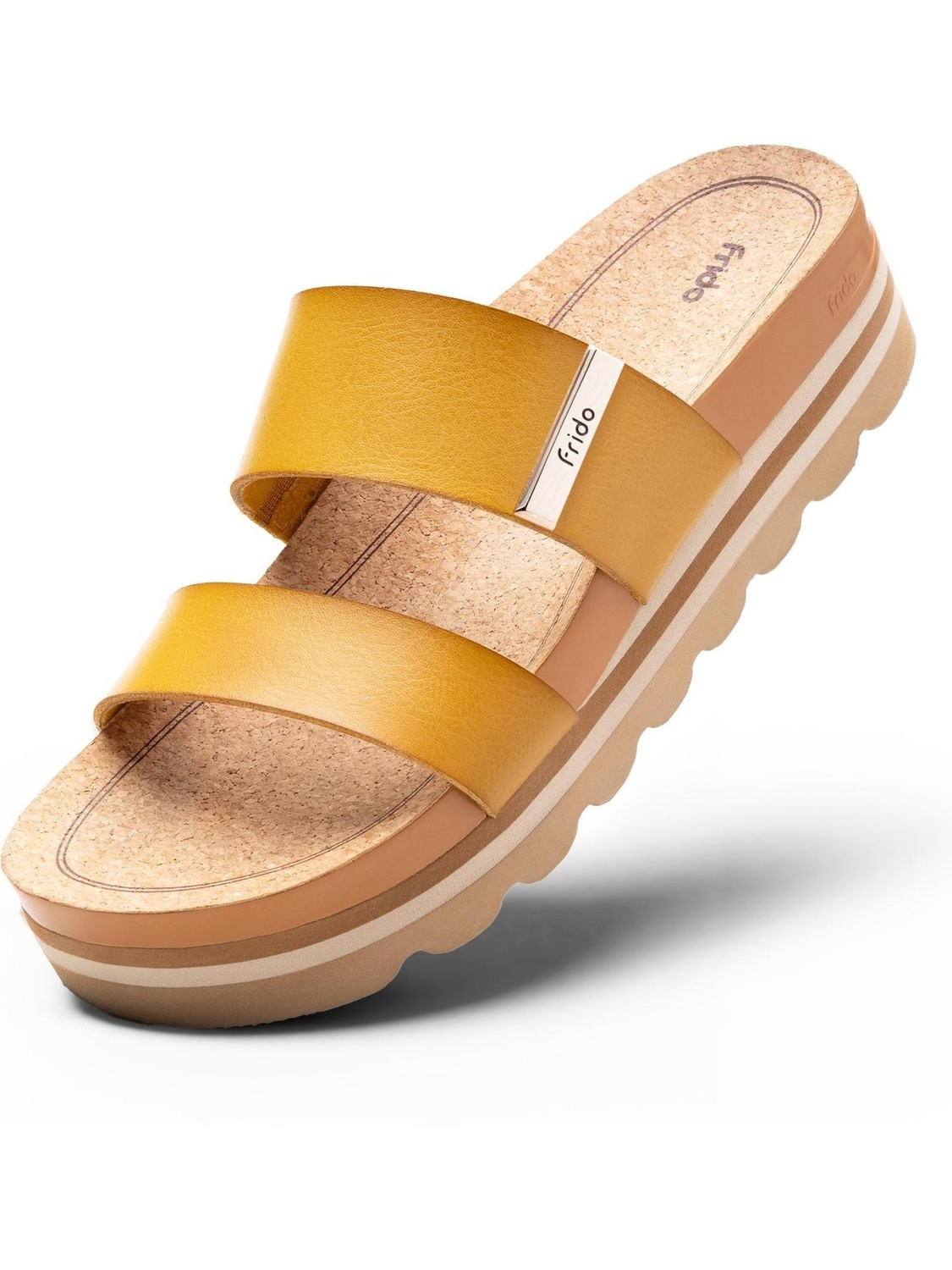 Frido Arch Support Sandals, Ortho Cushion Platform Heels, Anti-Slip Sole For Dailywear Women Wedges