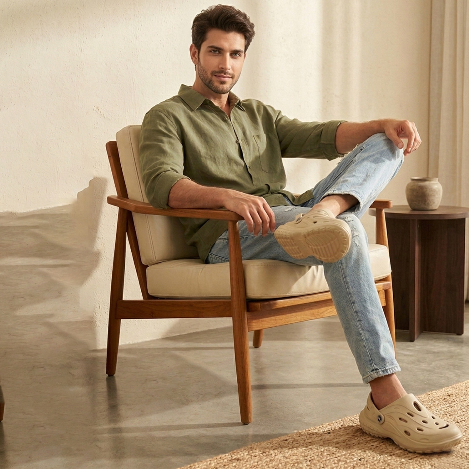 Image of HRX by Hrithik Roshan Men Clogs