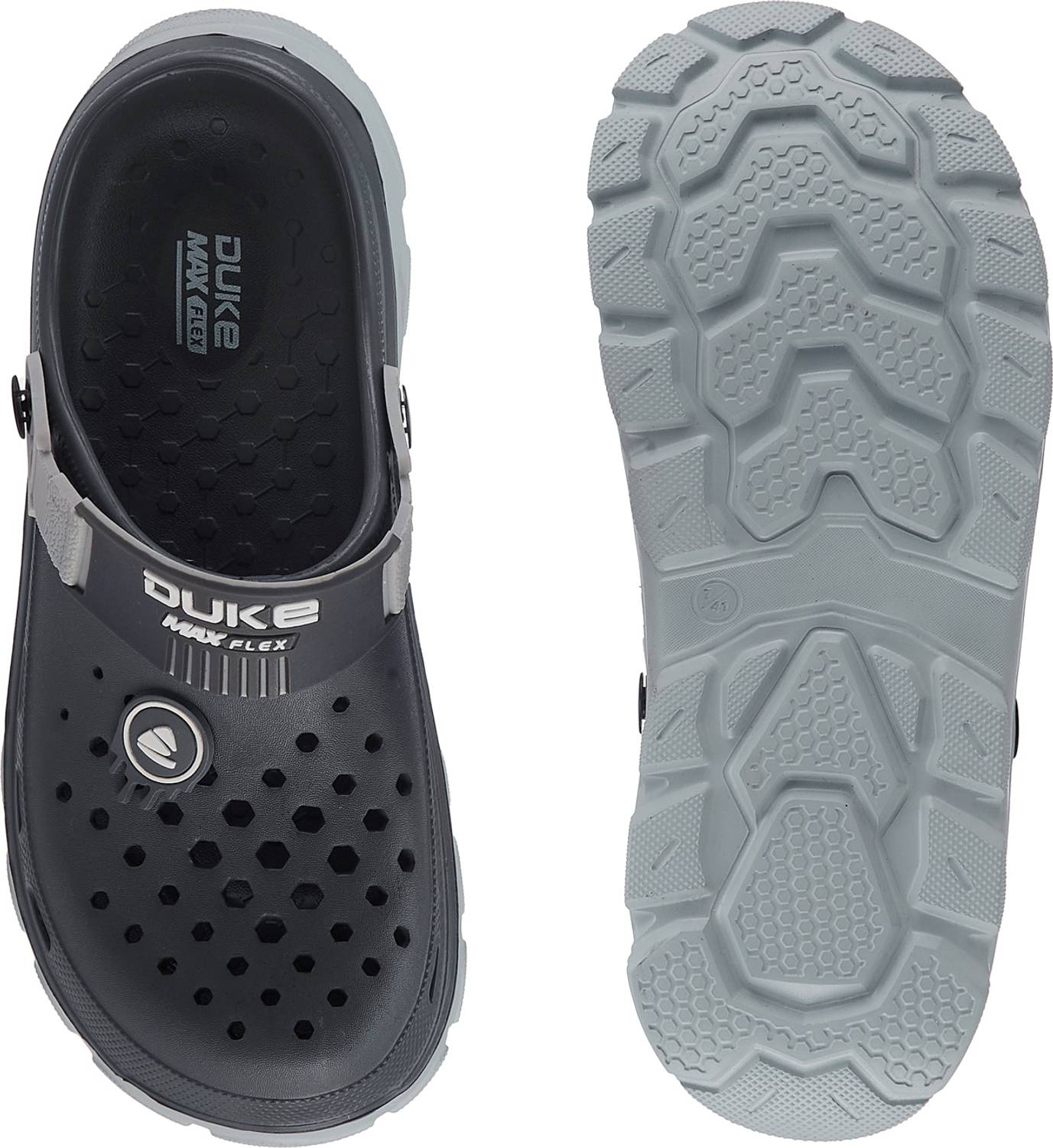 DUKE Men Gray Sandals - Image 2