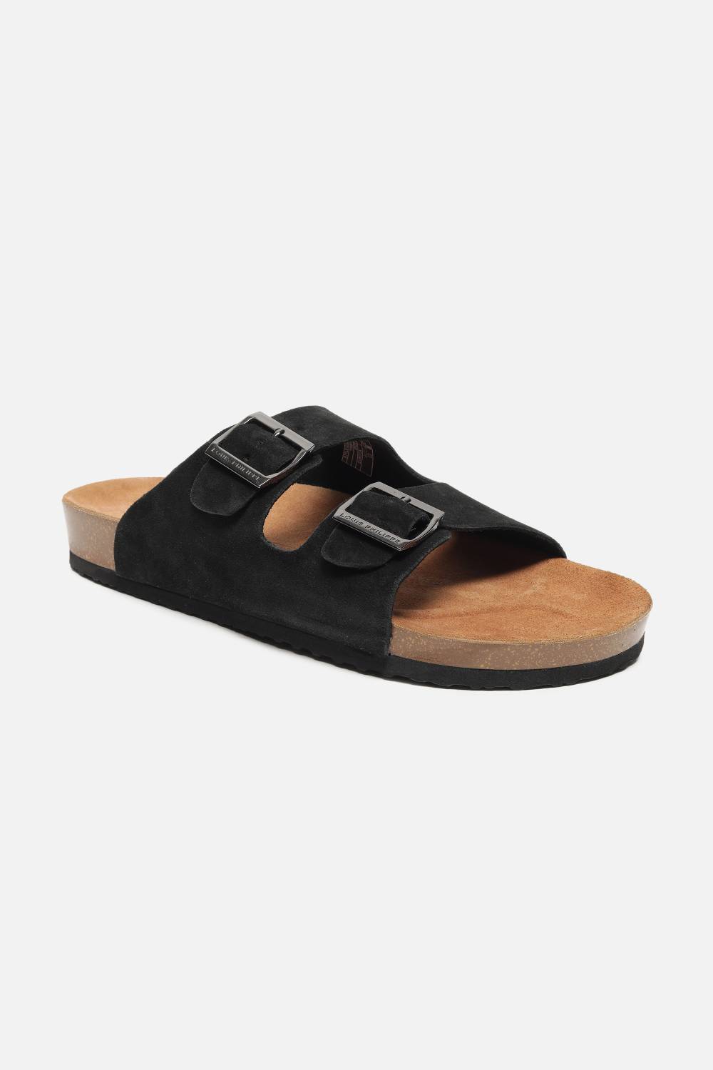 LOUIS PHILIPPE Men Black Sandals - Image 2