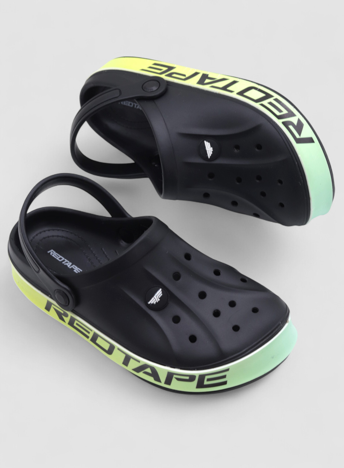 Image of Red Tape Men Black Clogs