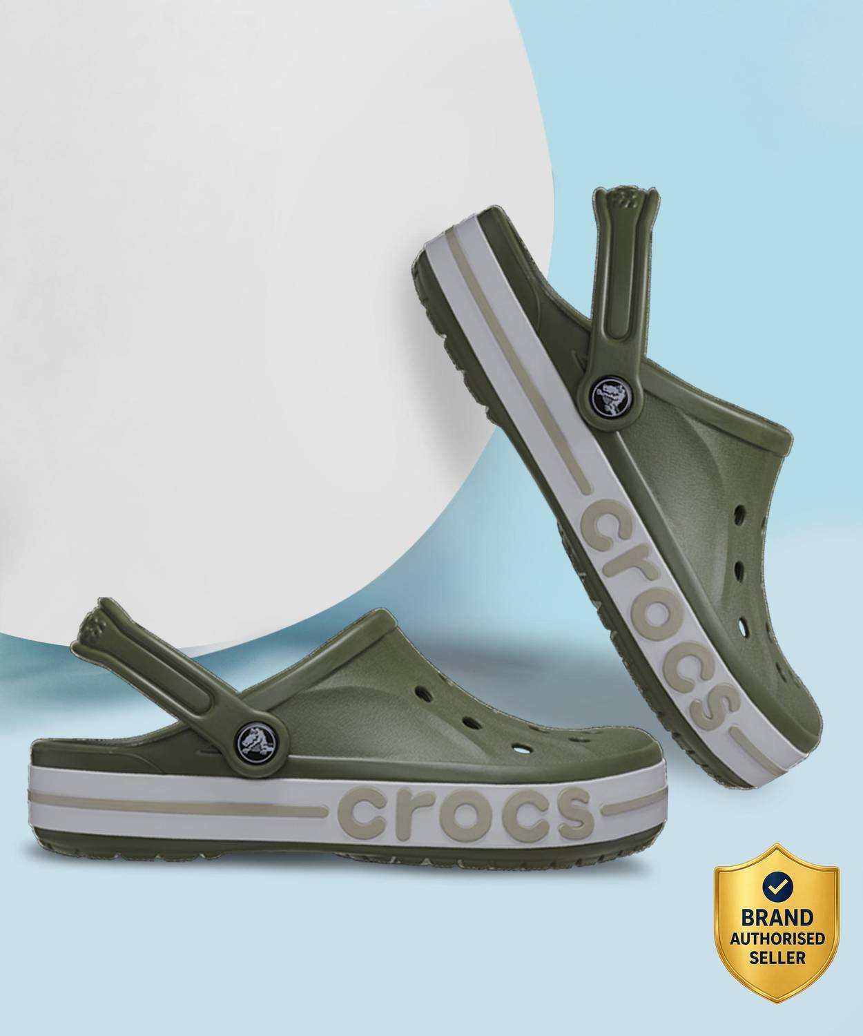 CROCS Men Clogs Green