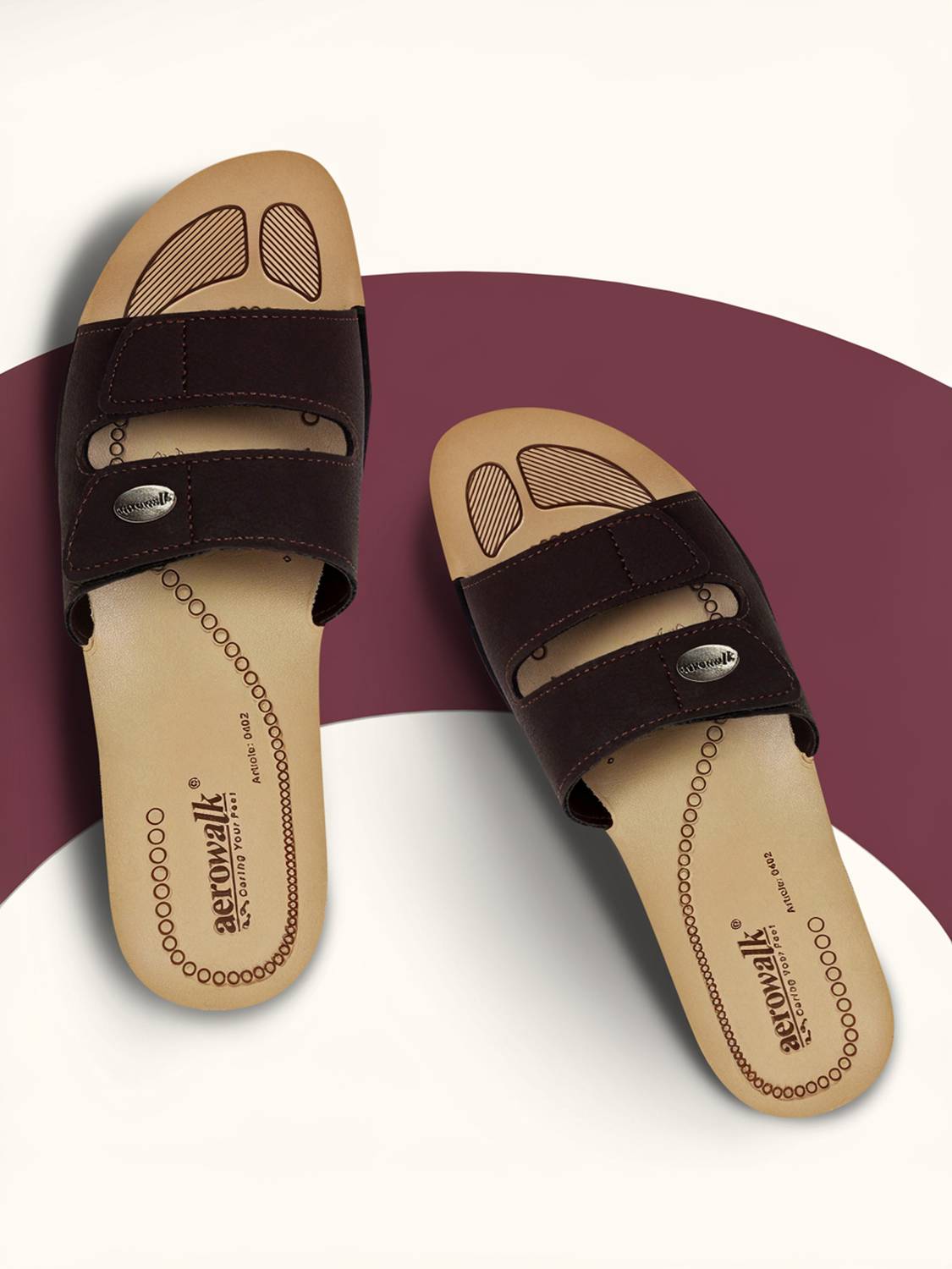 aerowalk Women Flats Brown - Image 1