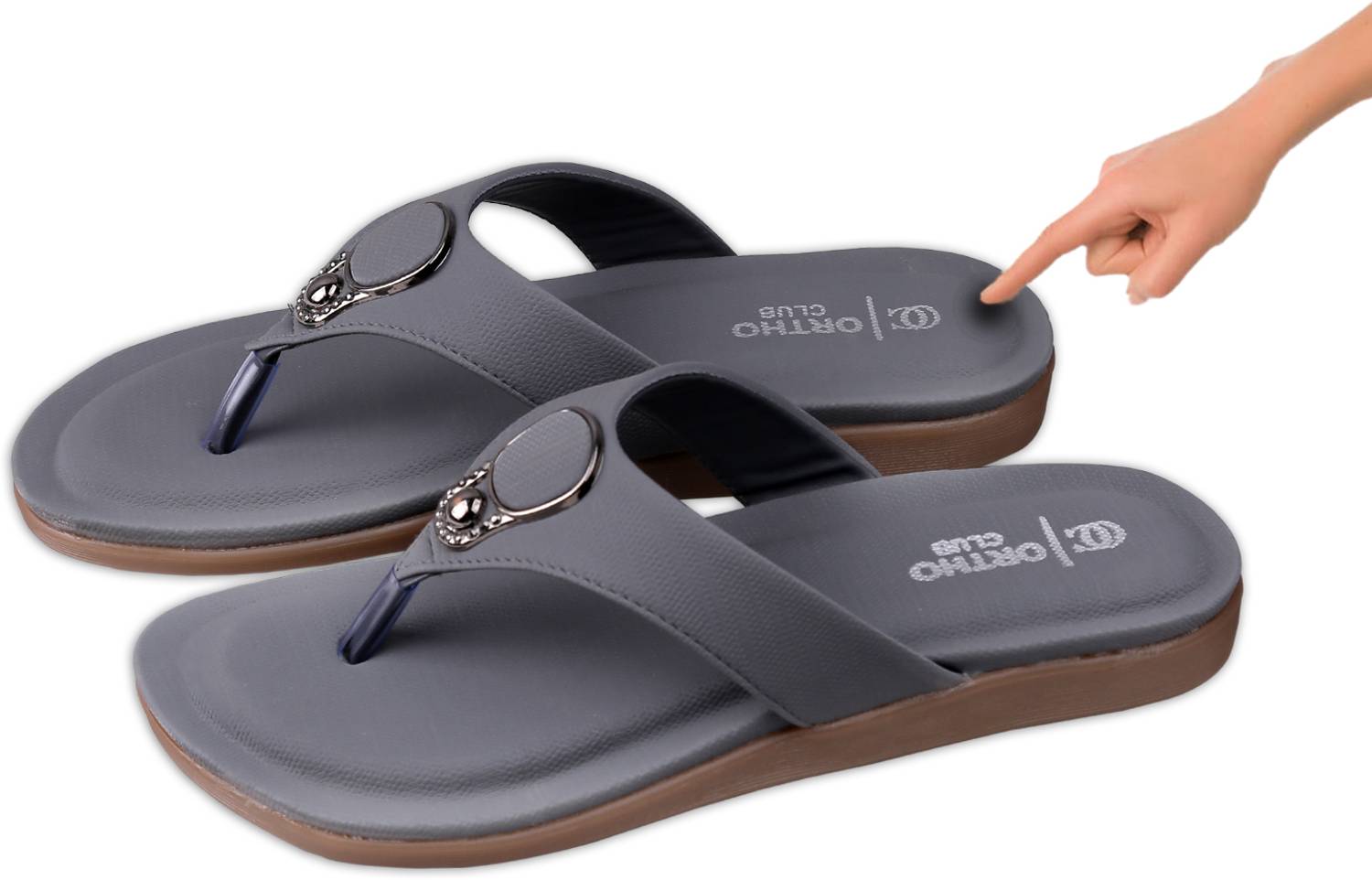 ORTHO Women Casual Gray - Image 3