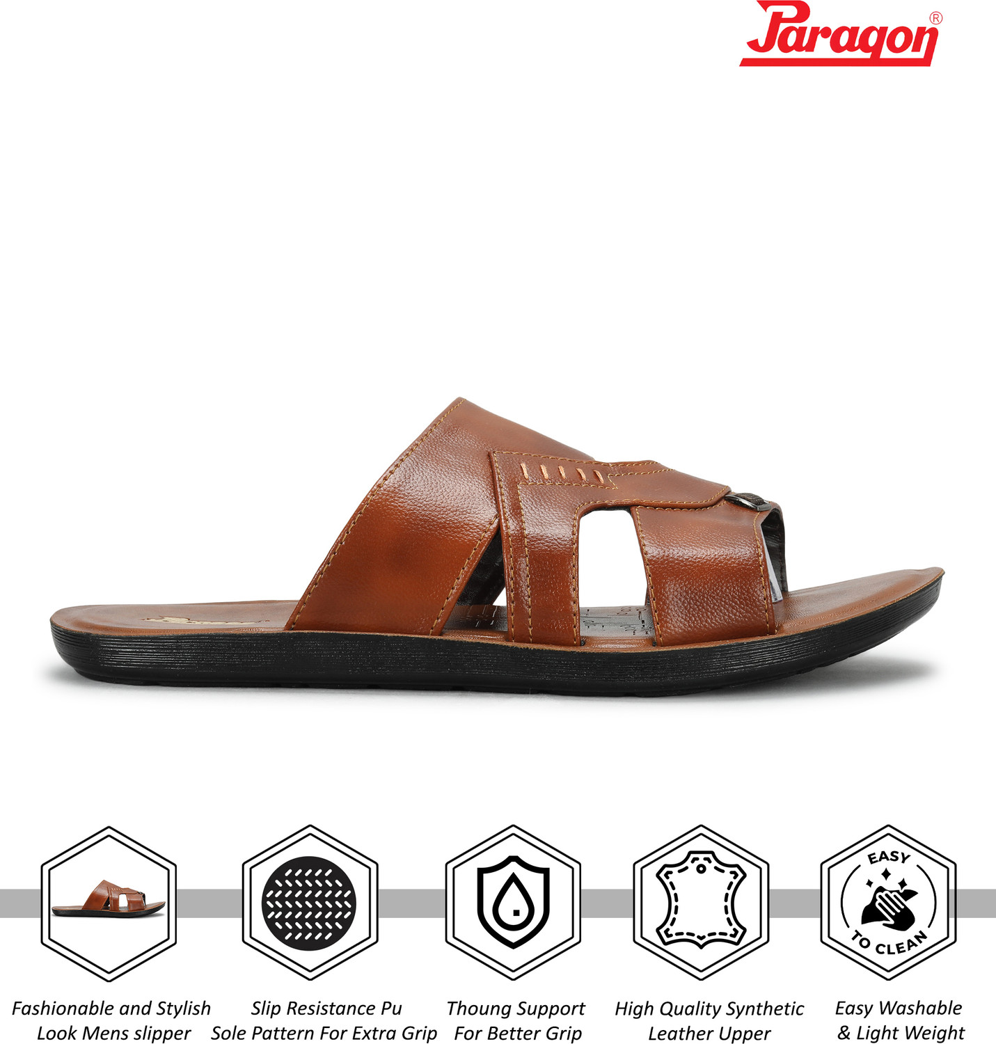 Image of Paragon PUK2239G Men Stylish Comfortable Daily Wear Men Sandals
