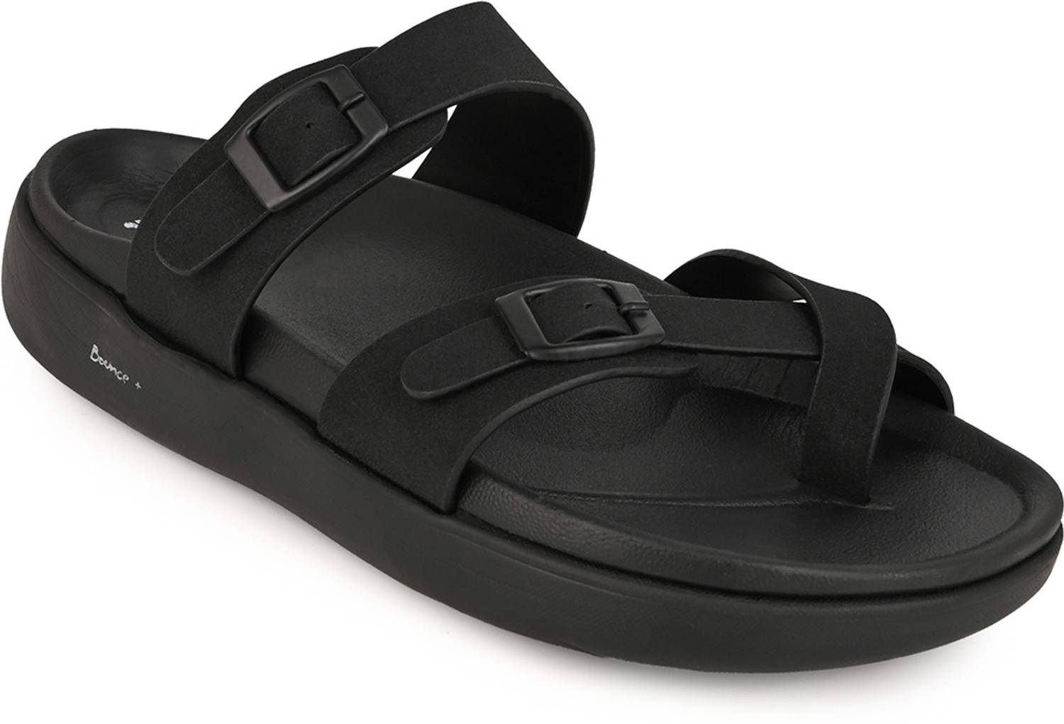 Roadster Men Black Sandals - Image 2