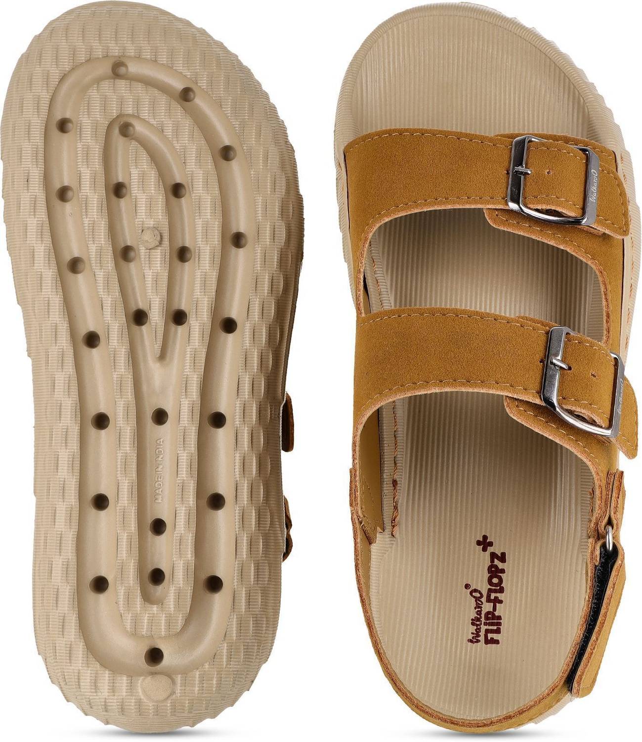 WALKAROO Men Casual Brown Shoes - Image 3