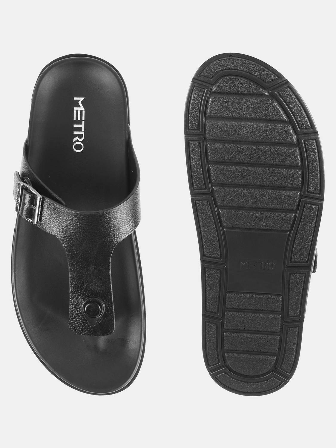 METRO Men Casual Sandal Black - Image 4
