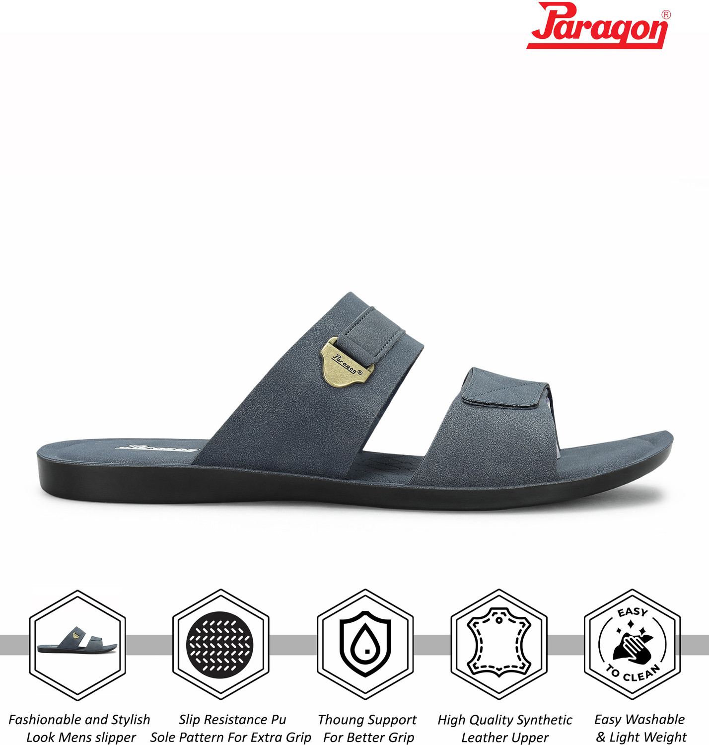 Image of Paragon PUK2240G Men Stylish Comfortable Daily Wear Men Sandals