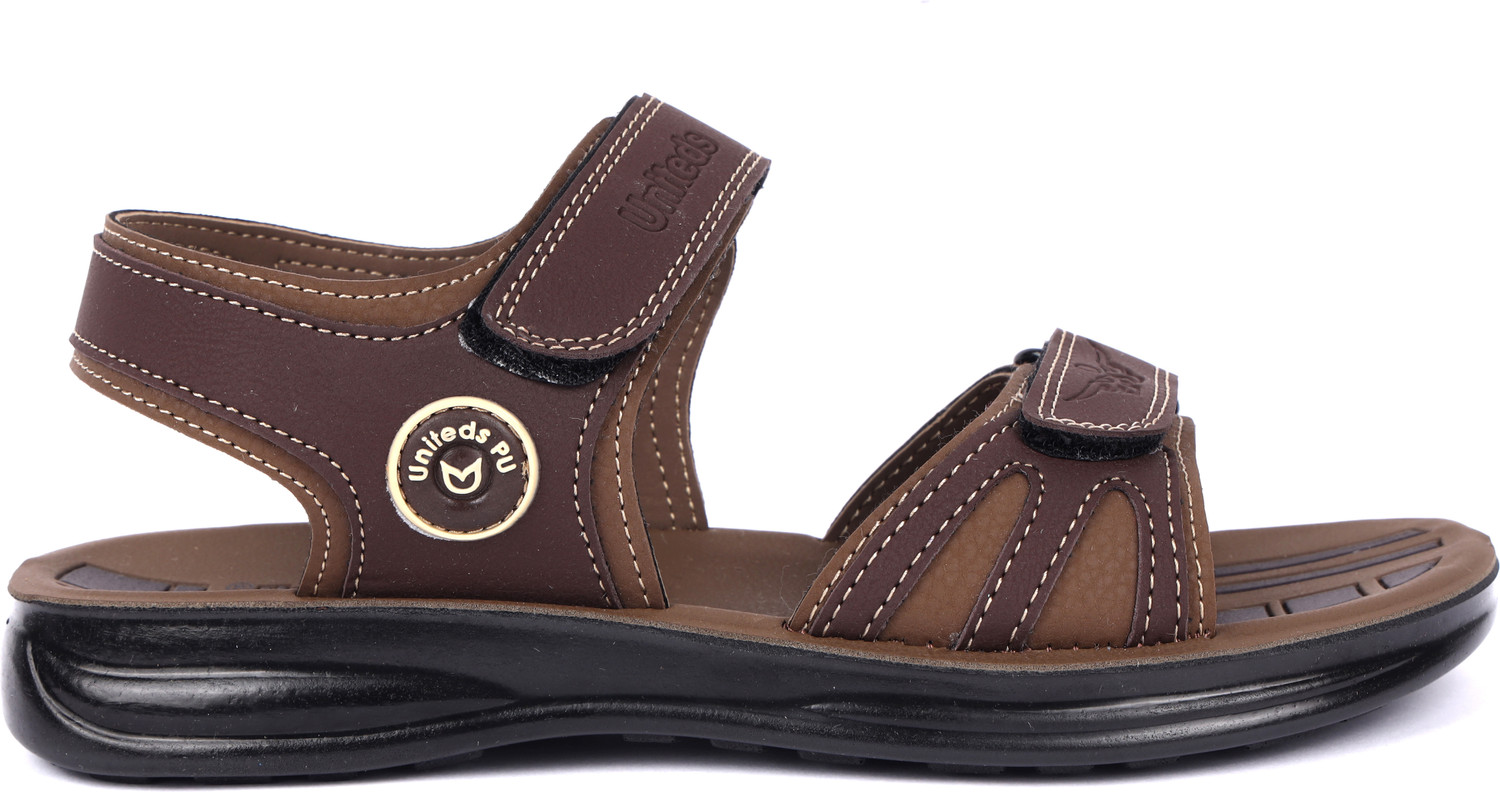 Image of UNITEDS PU Men Sandal (Brown, Tan, 7)