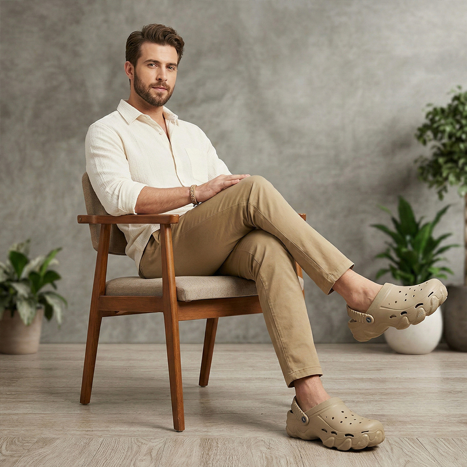 Image of HRX by Hrithik Roshan Men Clogs
