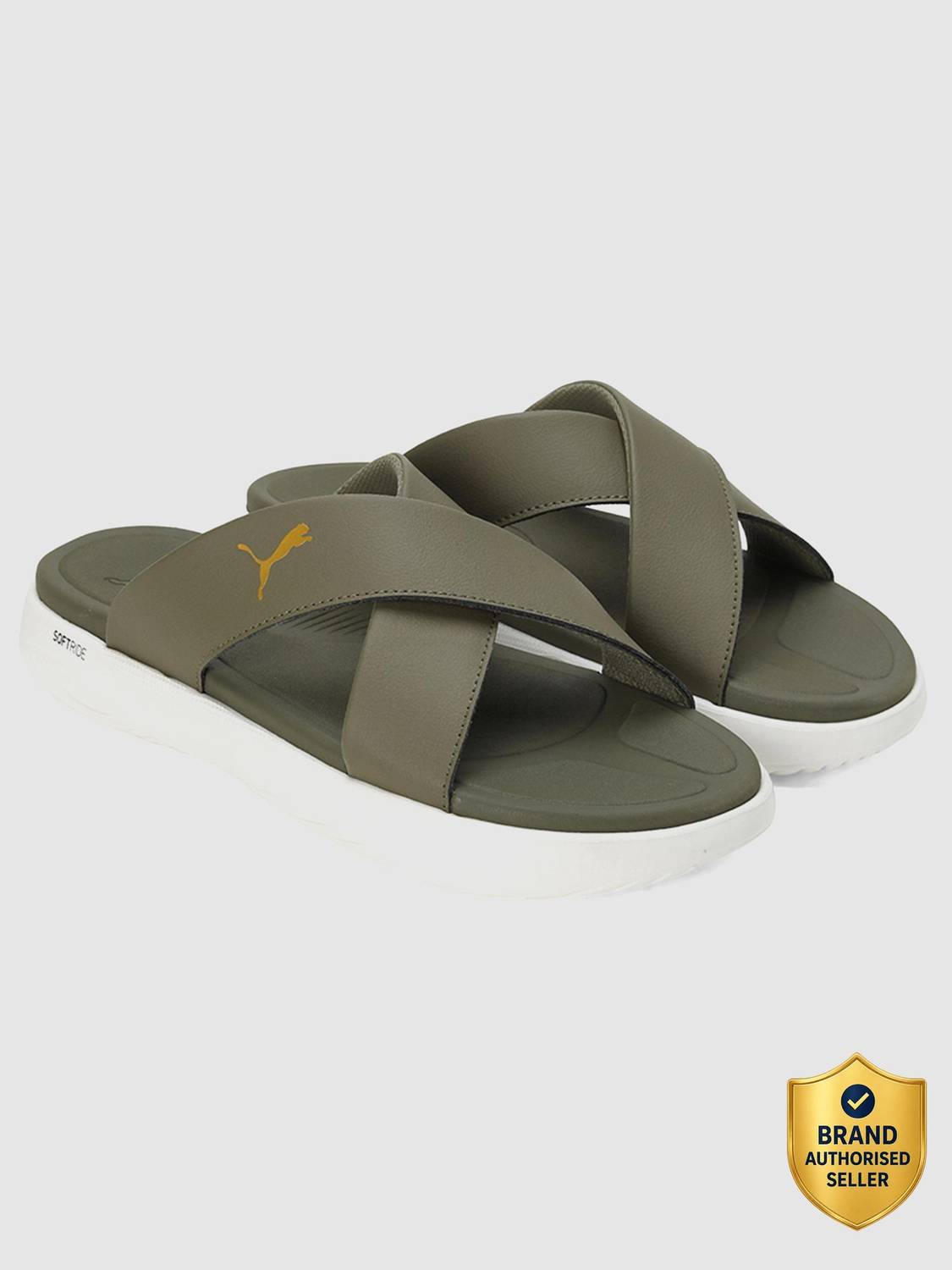 PUMA Softride Seave Slip Men Casual Green - Image 1