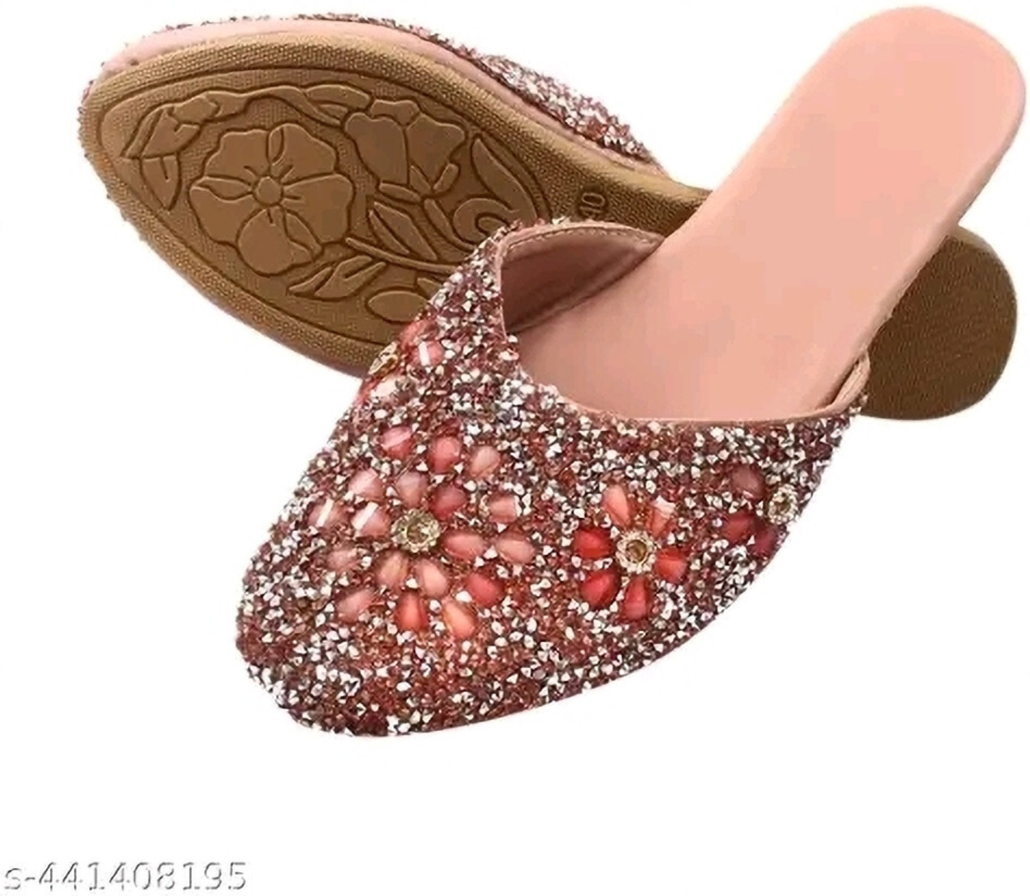 Image of zadzed Girls Stylish Designer Jaipuri Rajasthani Mojari Bellies Mojaris For Women