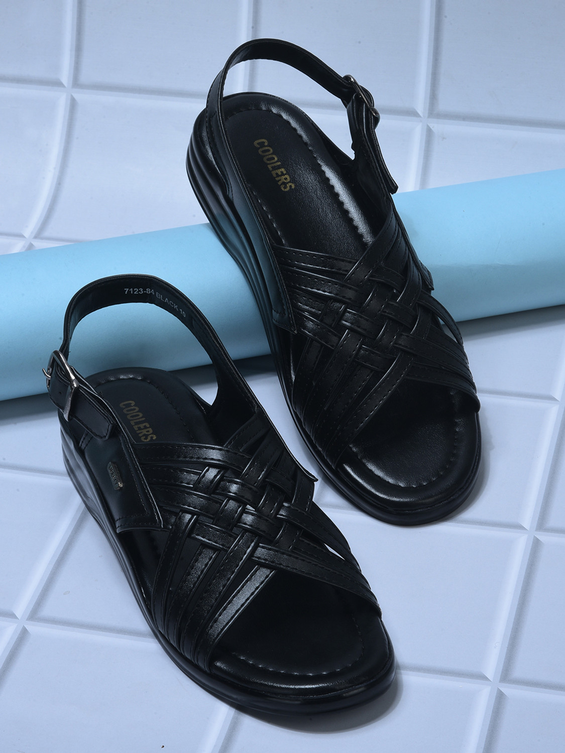 Image of COOLERS BY LIBERTY 7123-84-BLACK Men Sandals