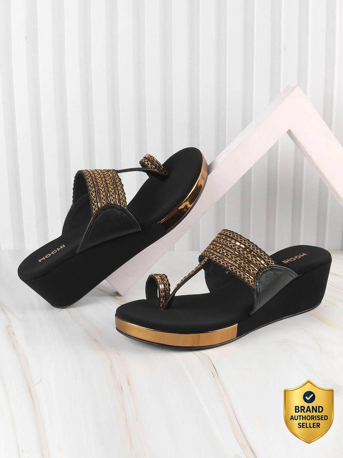 Image of MOCHI EmbellishedPlatformPumps Women Heels
