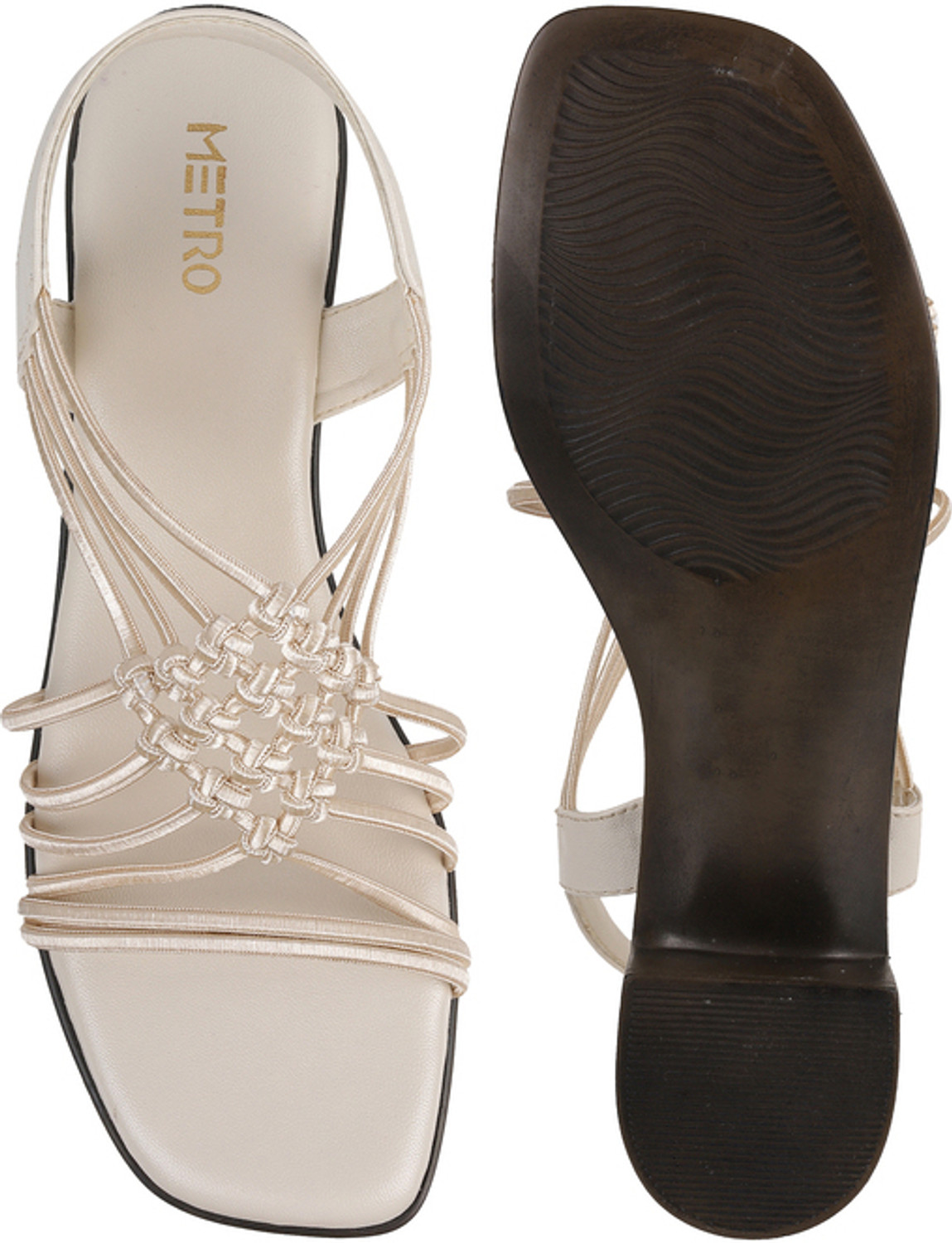Image of METRO Women Casual Sandal (Beige, 6)